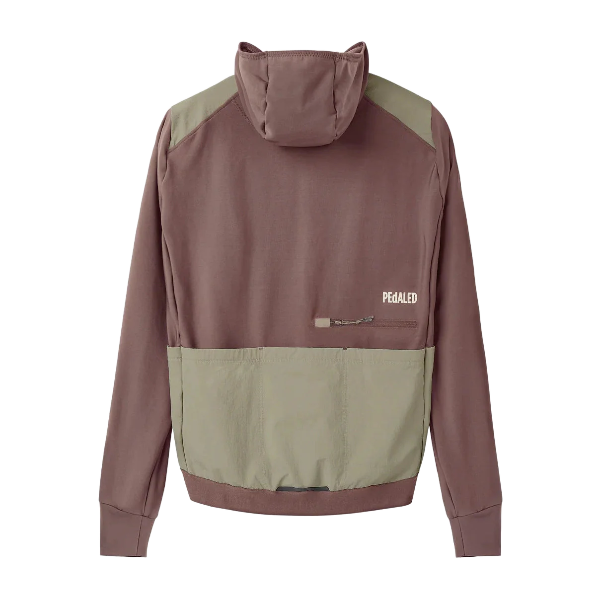 PEDALED Odyssey Hooded Long Sleeve Jersey - Brown - Image 2