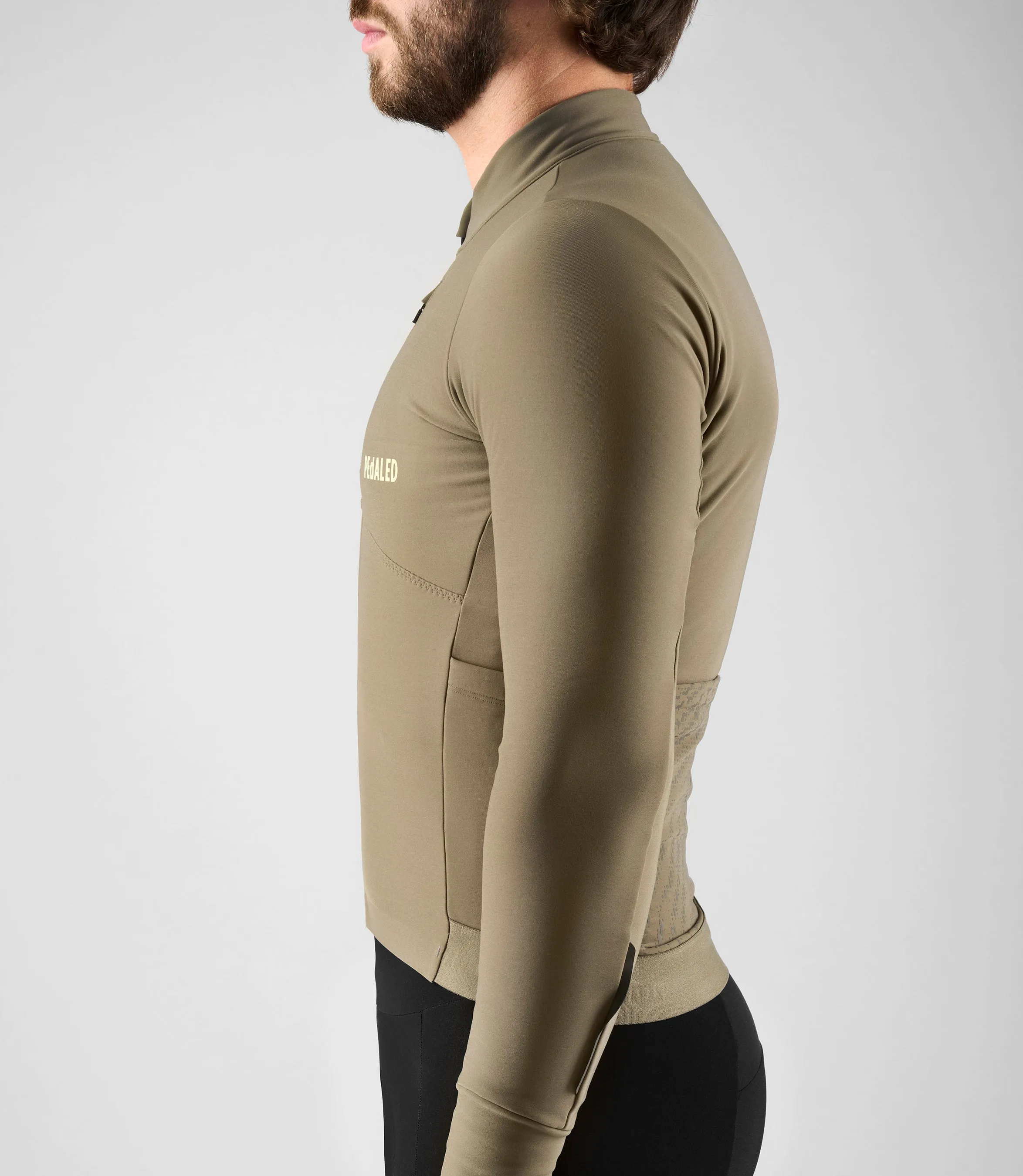 PEDALED Odyssey Long Sleeve Jersey - Military Green - Image 4