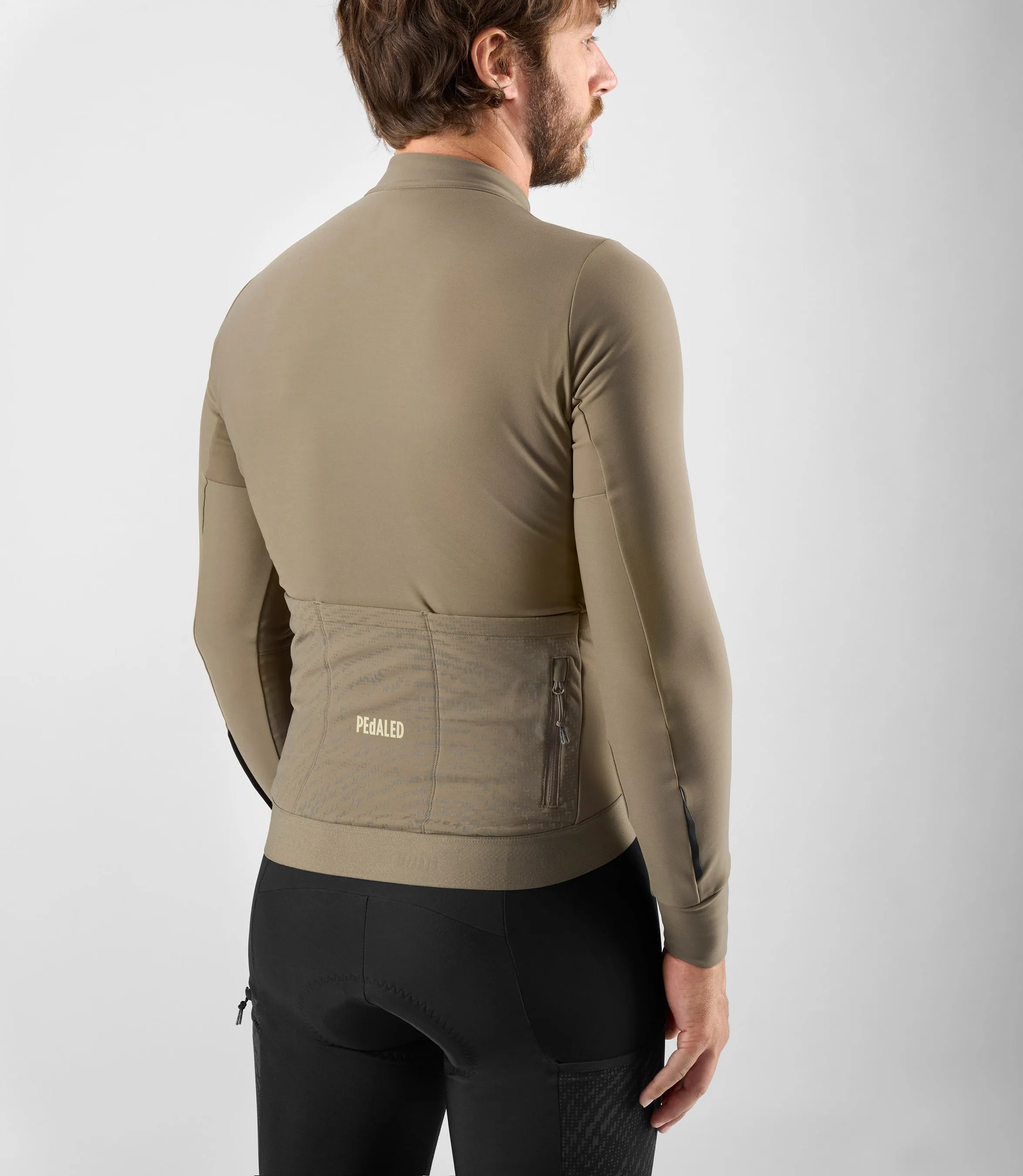 PEDALED Odyssey Long Sleeve Jersey - Military Green - Image 5