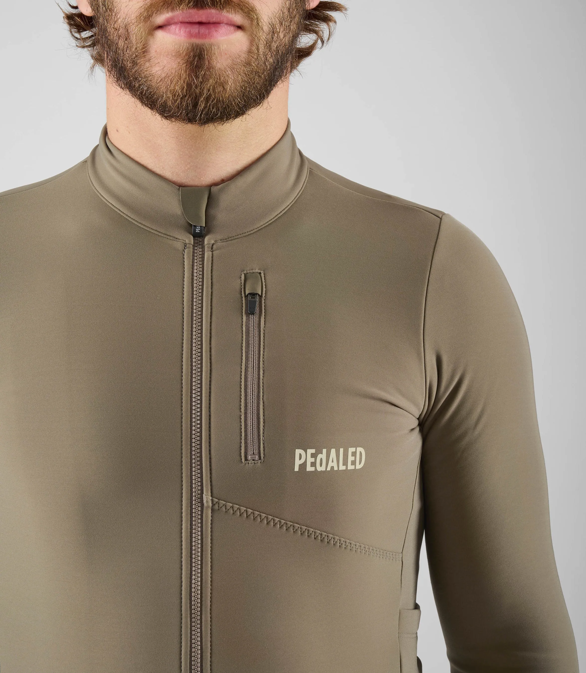 PEDALED Odyssey Long Sleeve Jersey - Military Green - Image 7