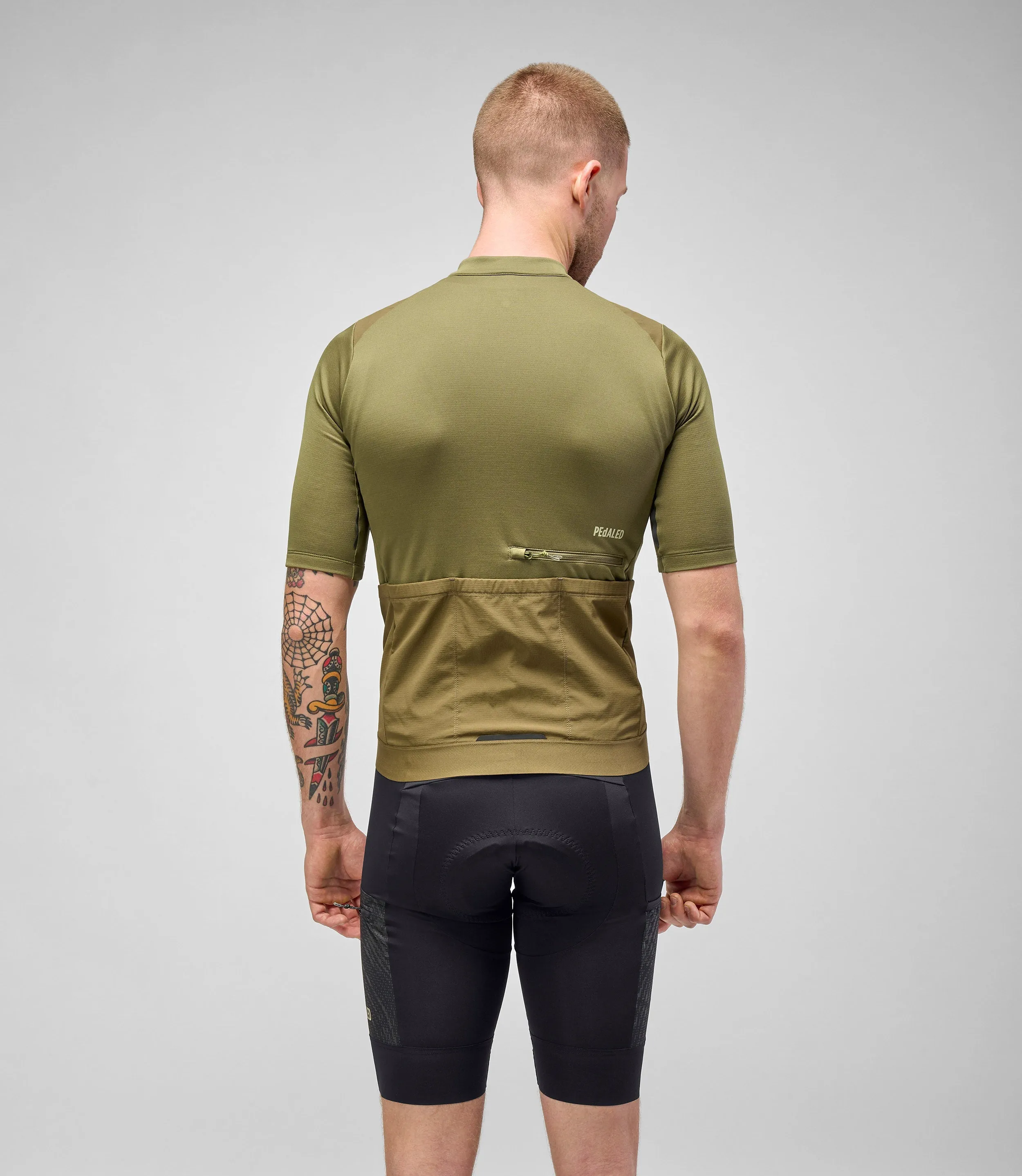 PEDALED Odyssey Merino Jersey - Green - Image 4