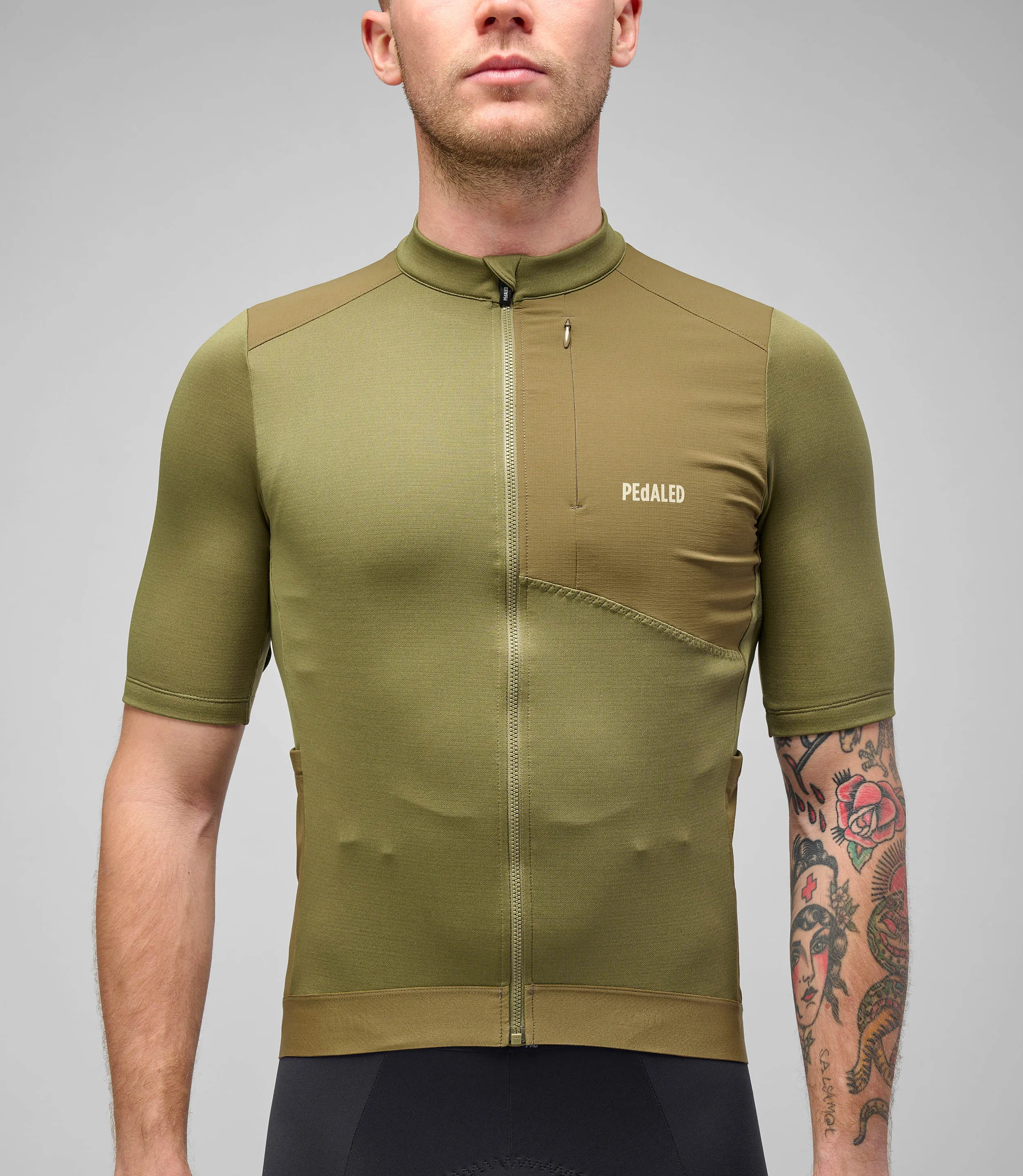 PEDALED Odyssey Merino Jersey - Green - Image 5