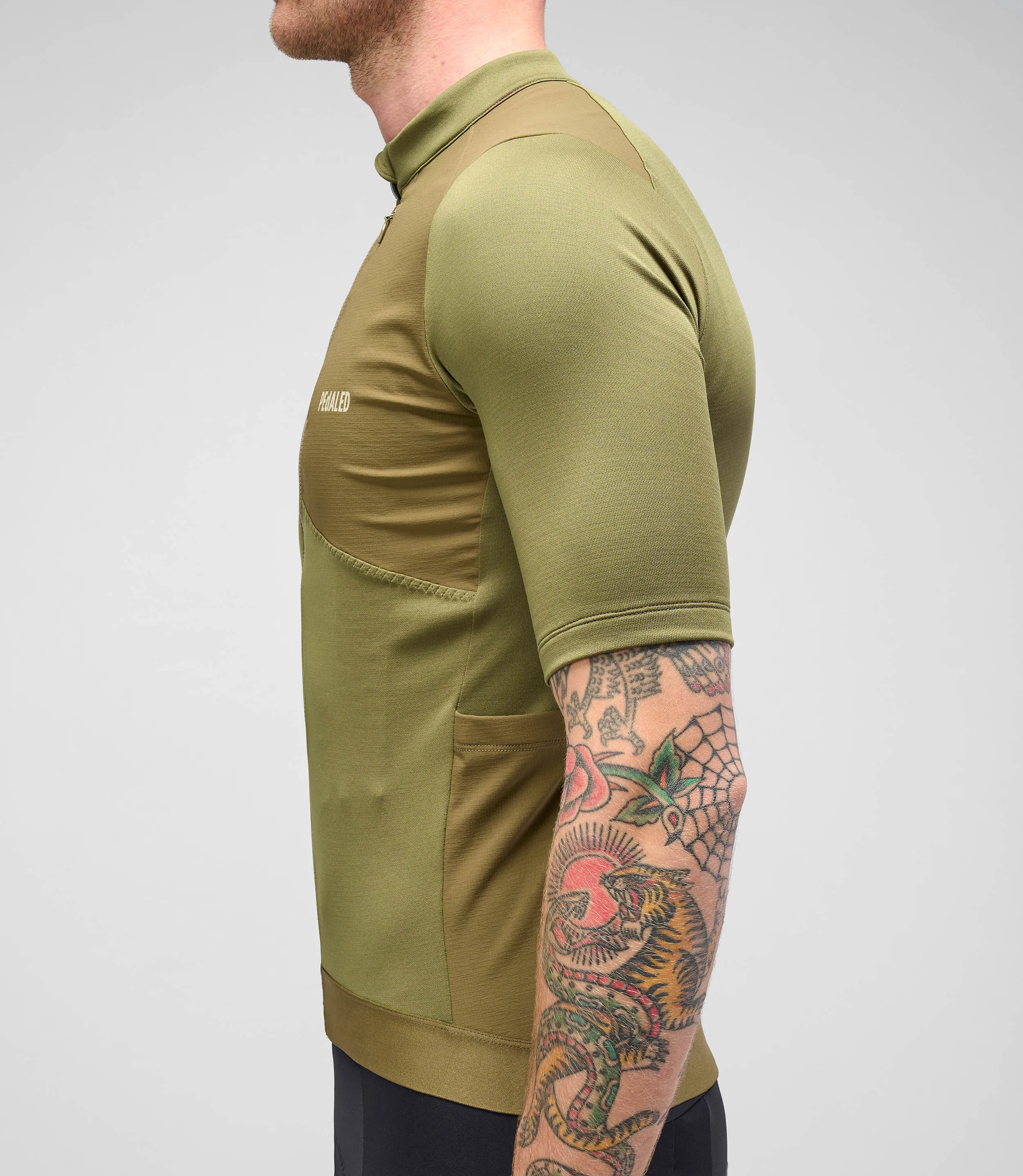 PEDALED Odyssey Merino Jersey - Green - Image 8