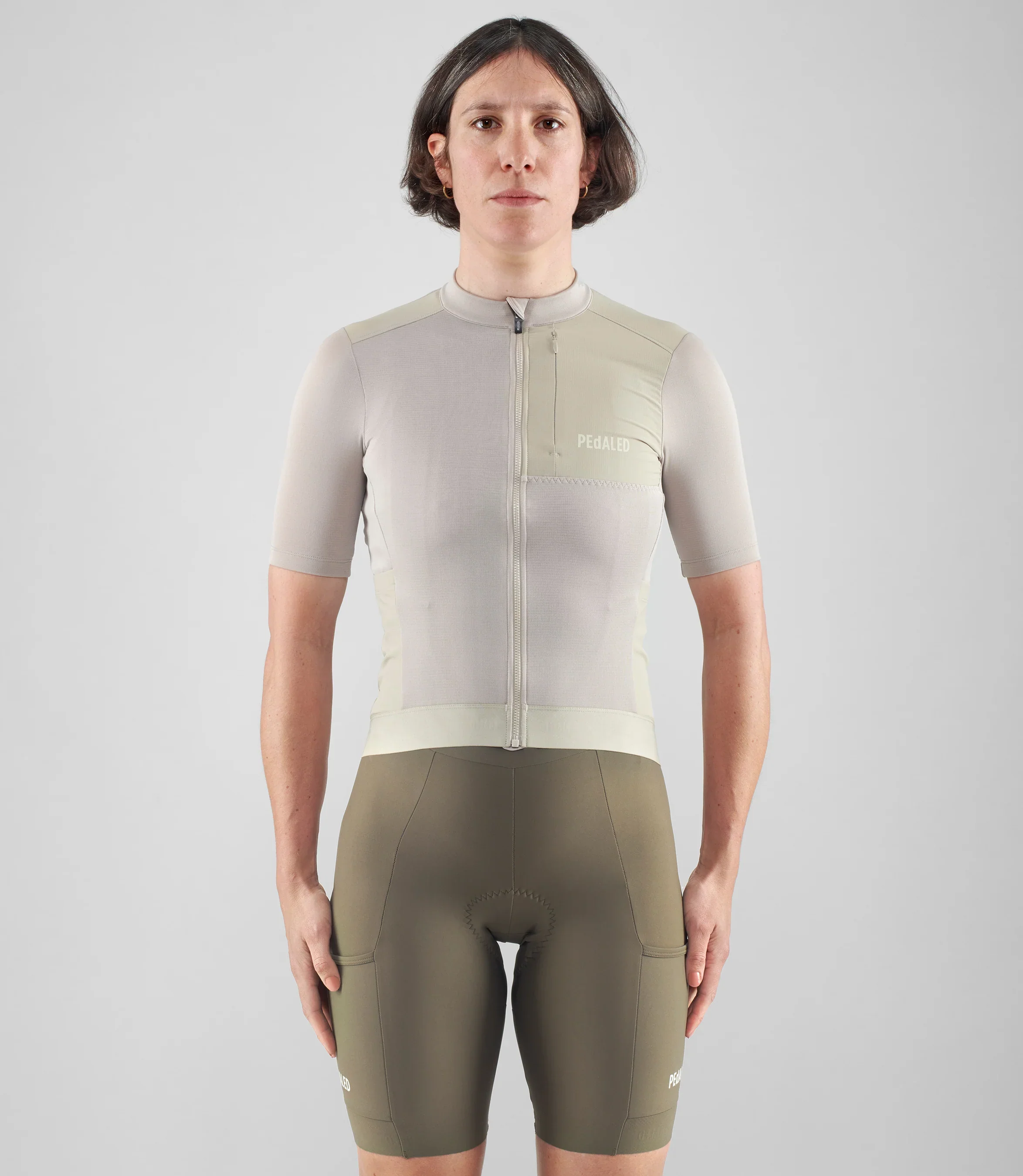 PEDALED Odyssey Merino Cycling Women Jersey - Beige - Image 4