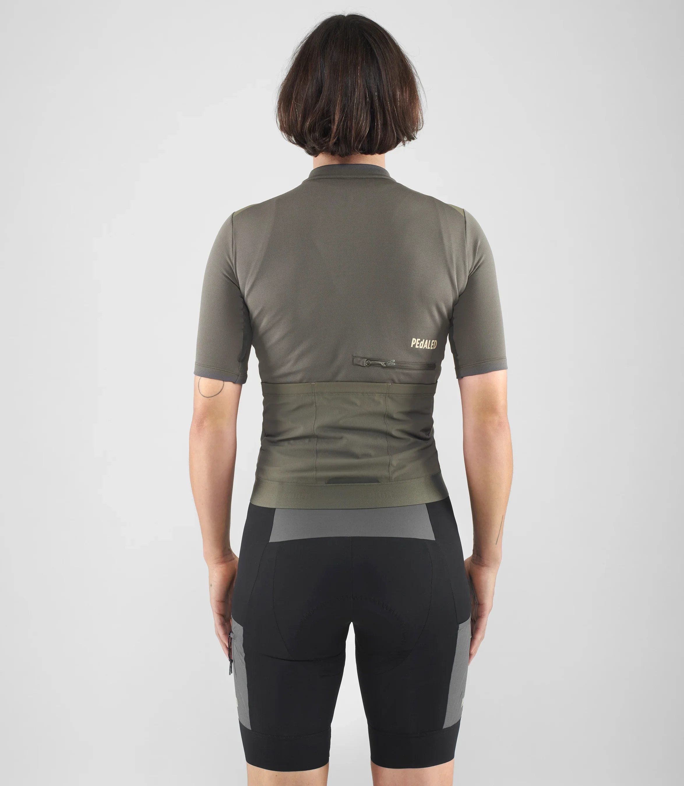 PEDALED Odyssey Merino Cycling Women Jersey - Grey - Image 3