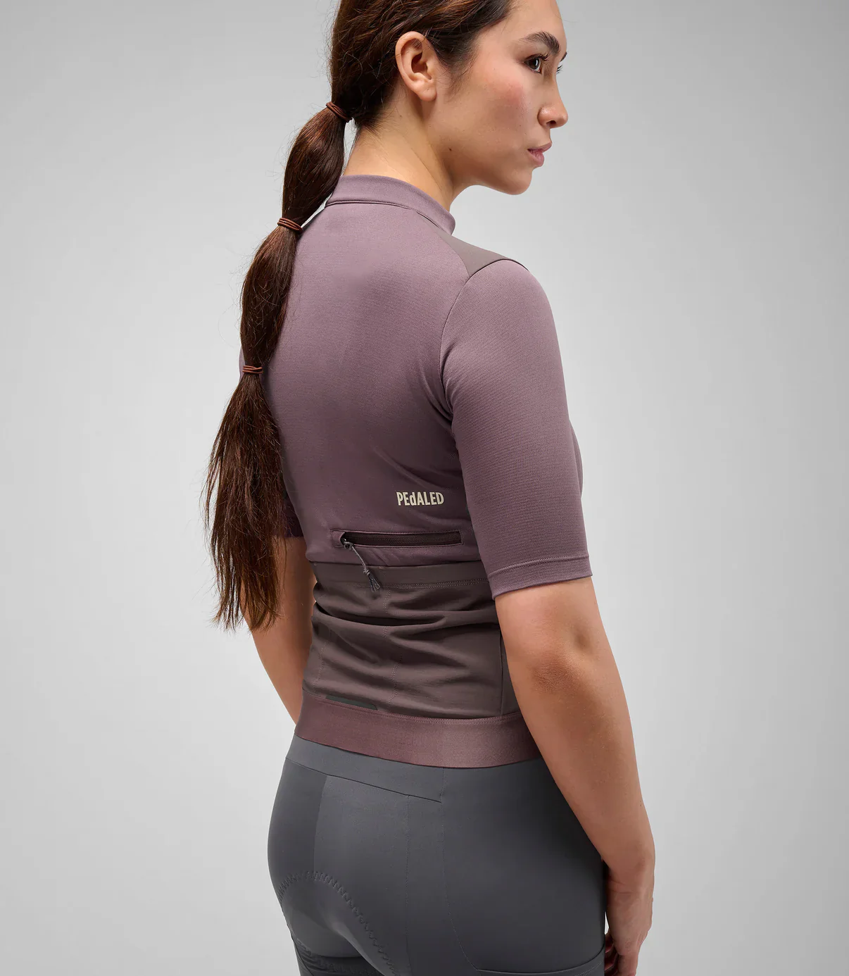 PEDALED Odyssey Merino Women Jersey - Raisin Purple - Image 10