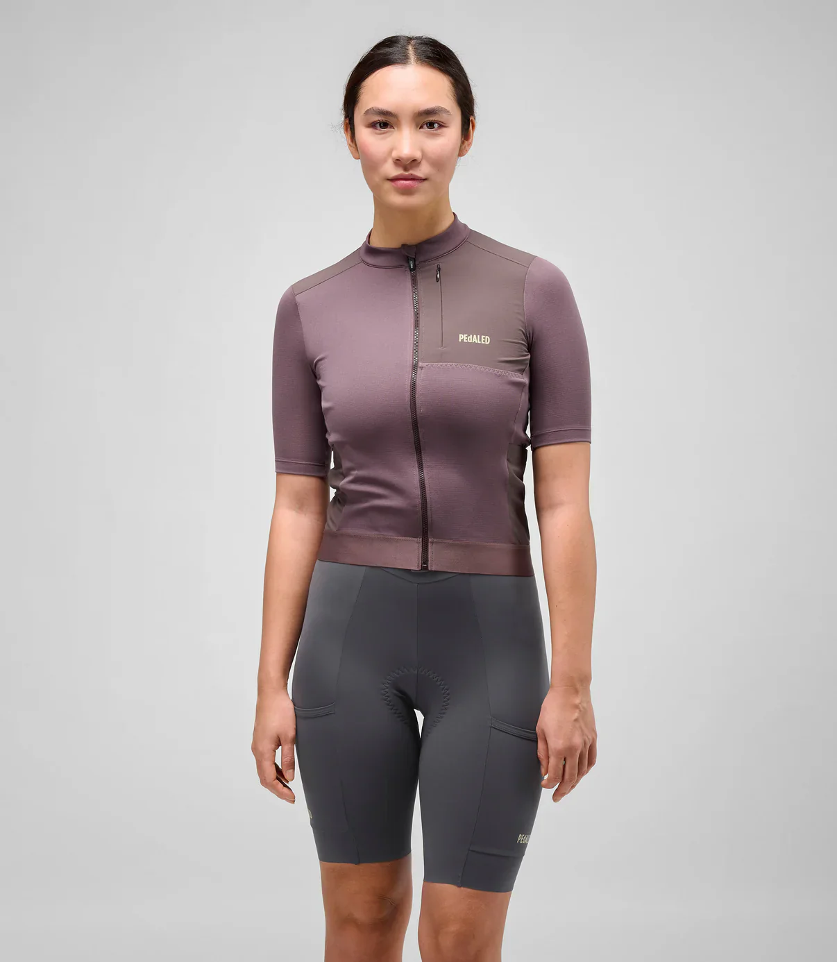 PEDALED Odyssey Merino Women Jersey - Raisin Purple - Image 3