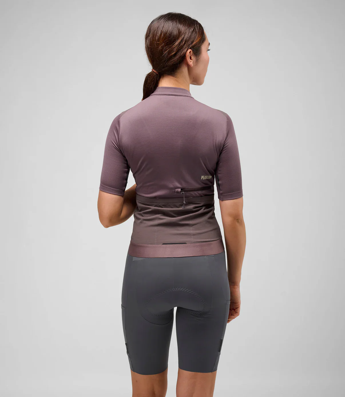 PEDALED Odyssey Merino Women Jersey - Raisin Purple - Image 4