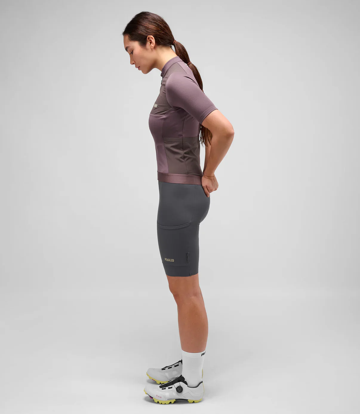 PEDALED Odyssey Merino Women Jersey - Raisin Purple - Image 6
