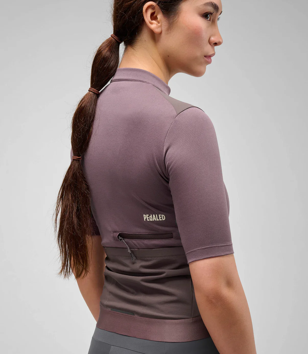 PEDALED Odyssey Merino Women Jersey - Raisin Purple - Image 8