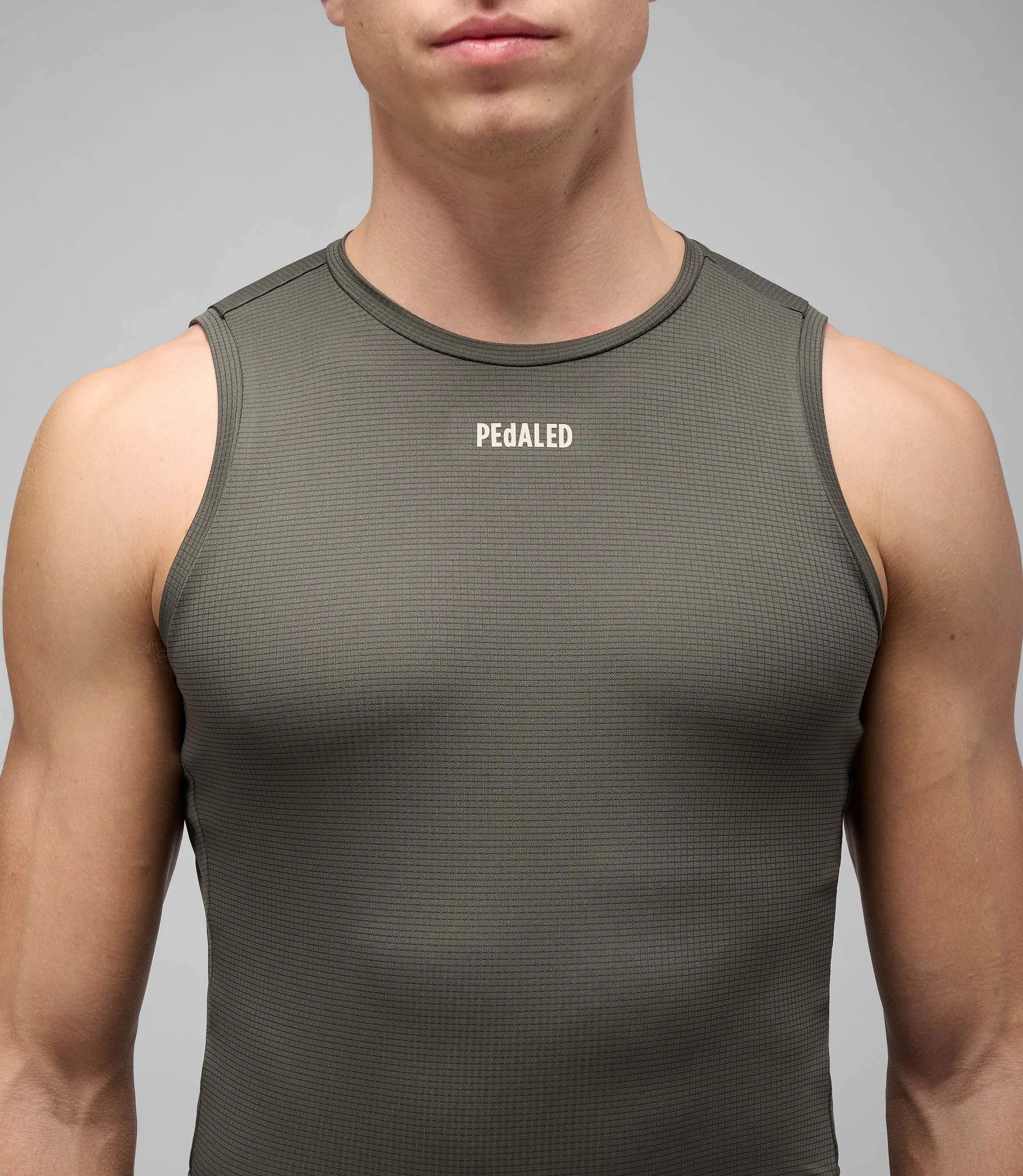 PEDALED Odyssey Power Dry™ Base Layer Sleeveless - Grey - Image 5