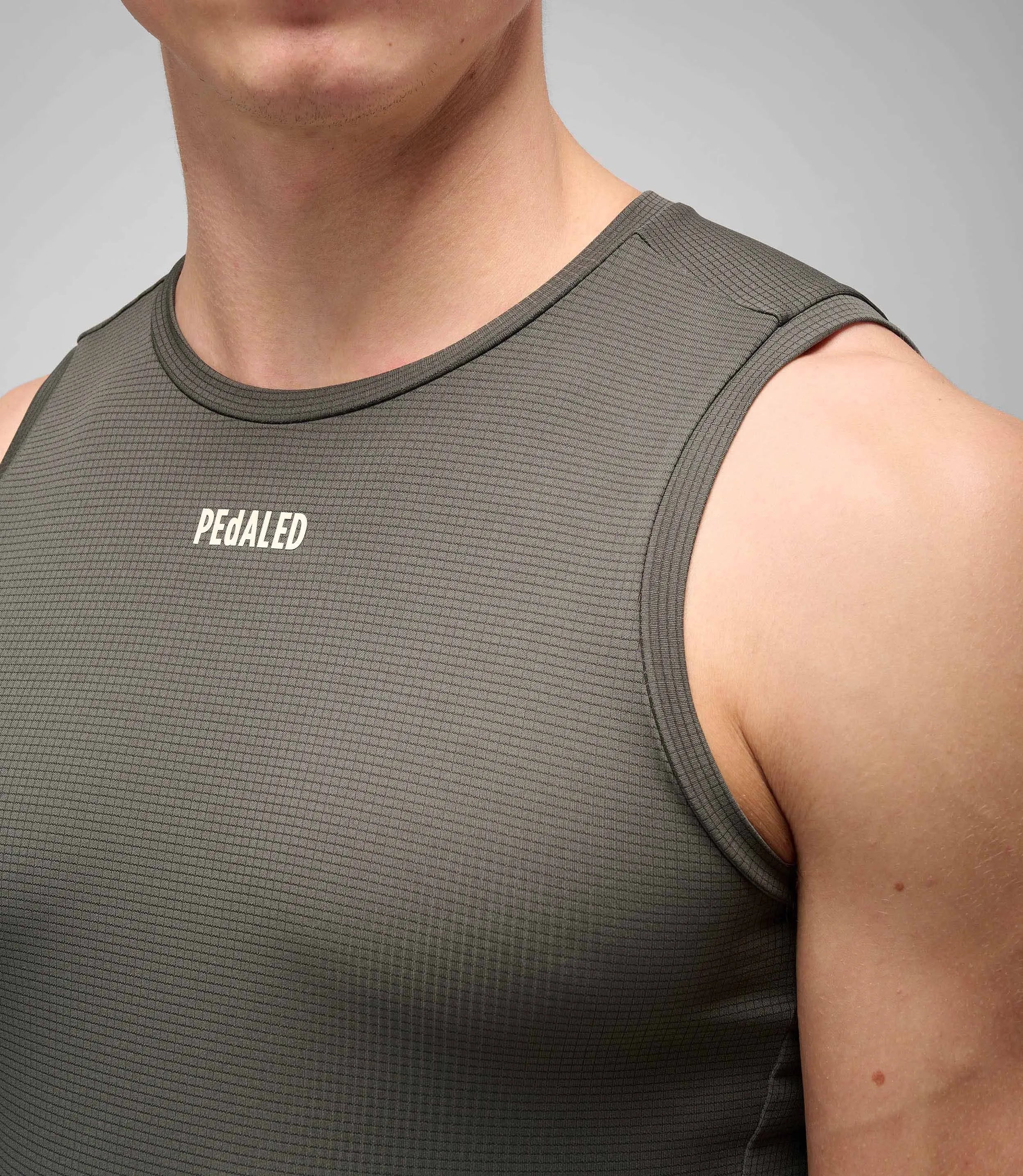 PEDALED Odyssey Power Dry™ Base Layer Sleeveless - Grey - Image 6