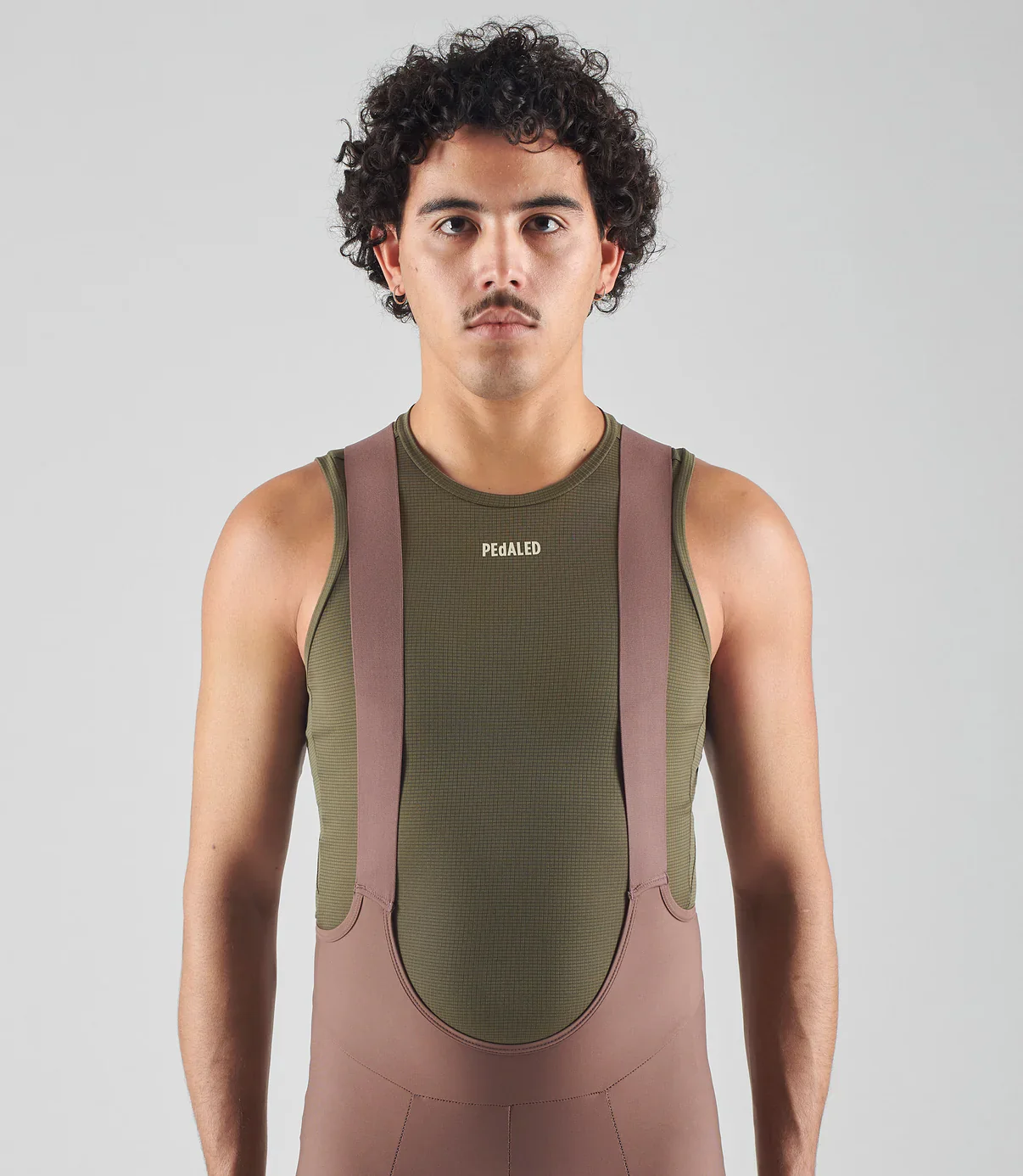 PEDALED Odyssey Power Dry Base Layer Sleeveless - Military Green - Image 3