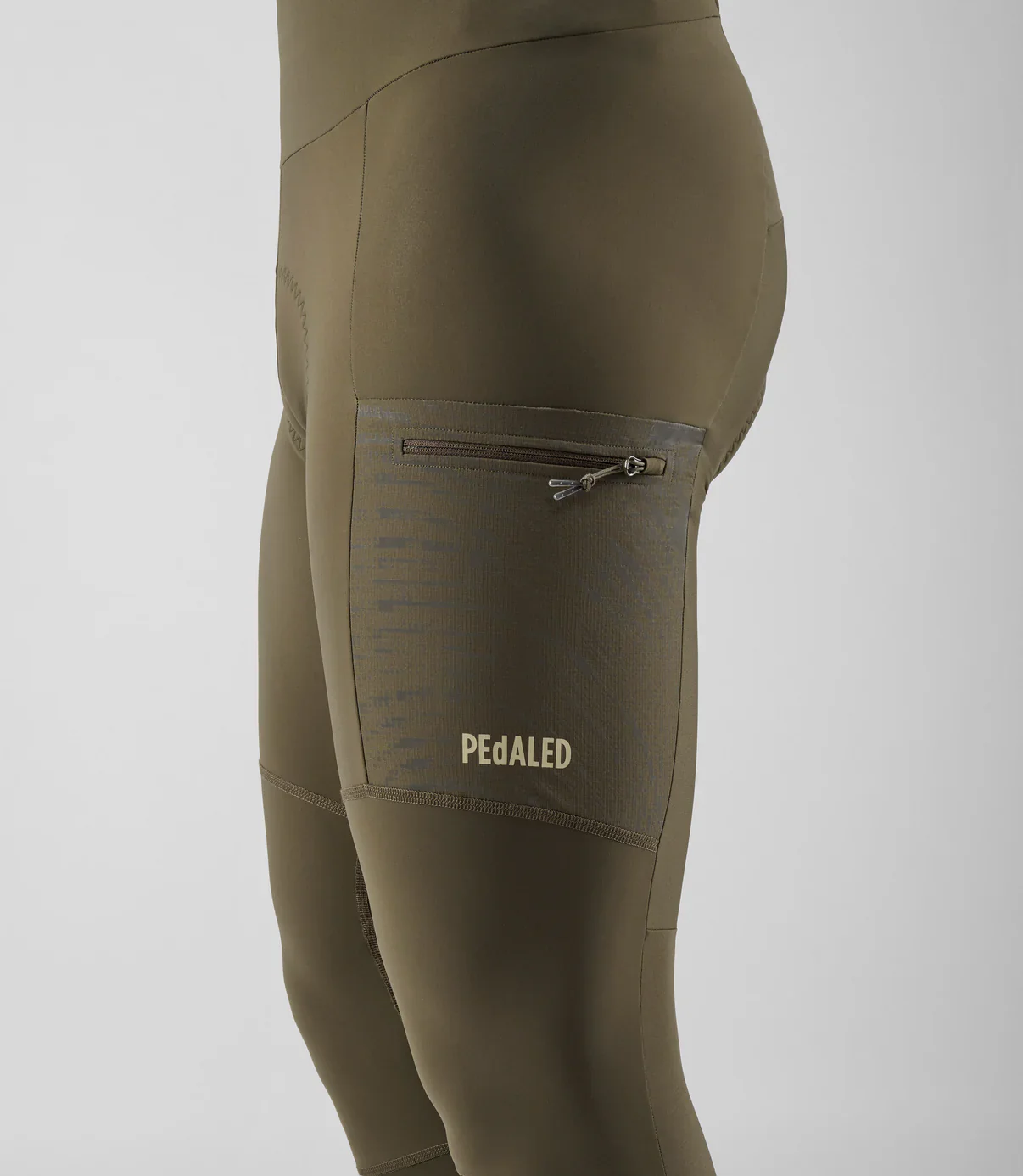 PEDALED Odyssey Bib Tight - Military Green - Image 3
