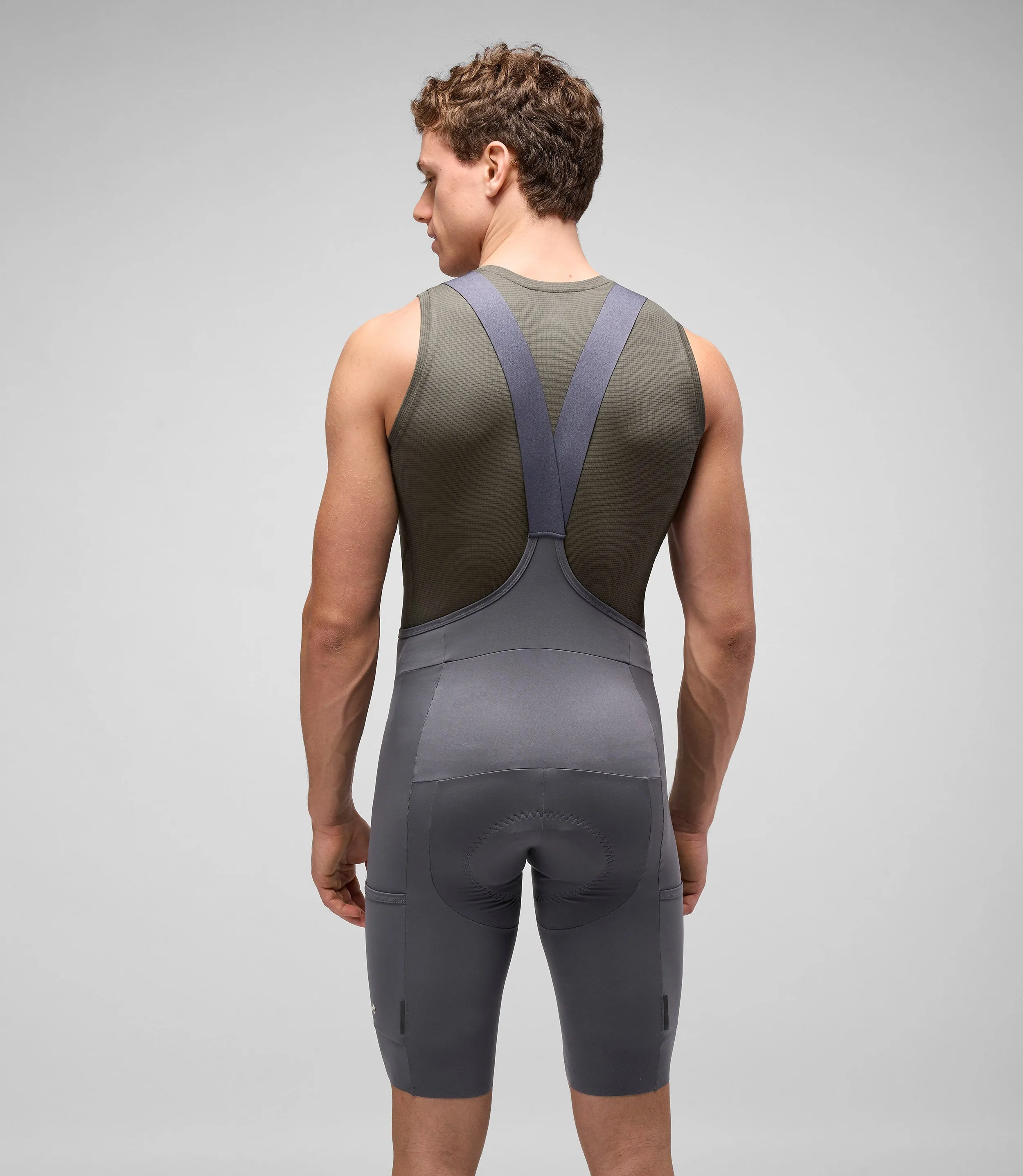 PEDALED Odyssey Training Bib Shorts - Grey - Image 4