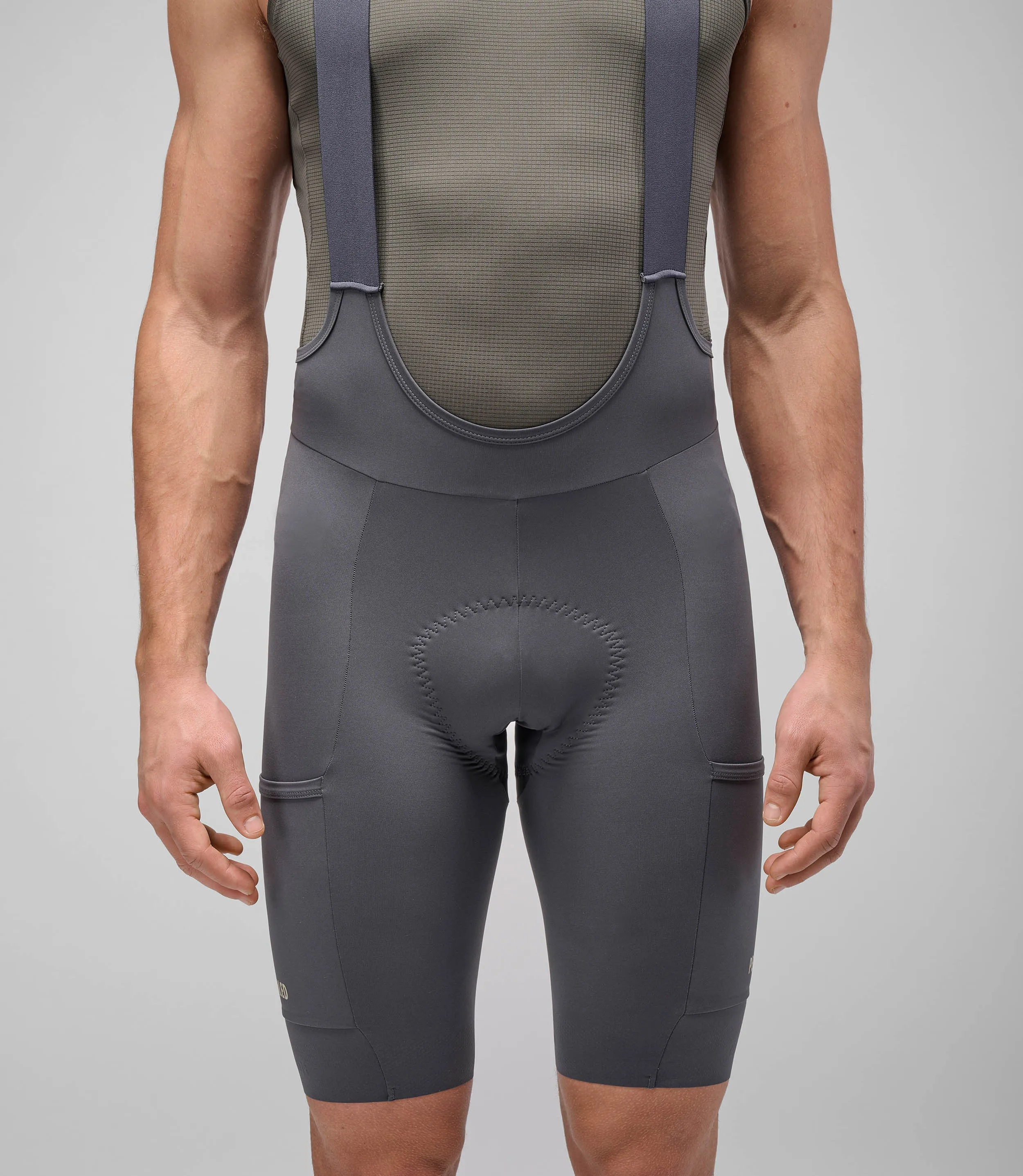 PEDALED Odyssey Training Bib Shorts - Grey - Image 5