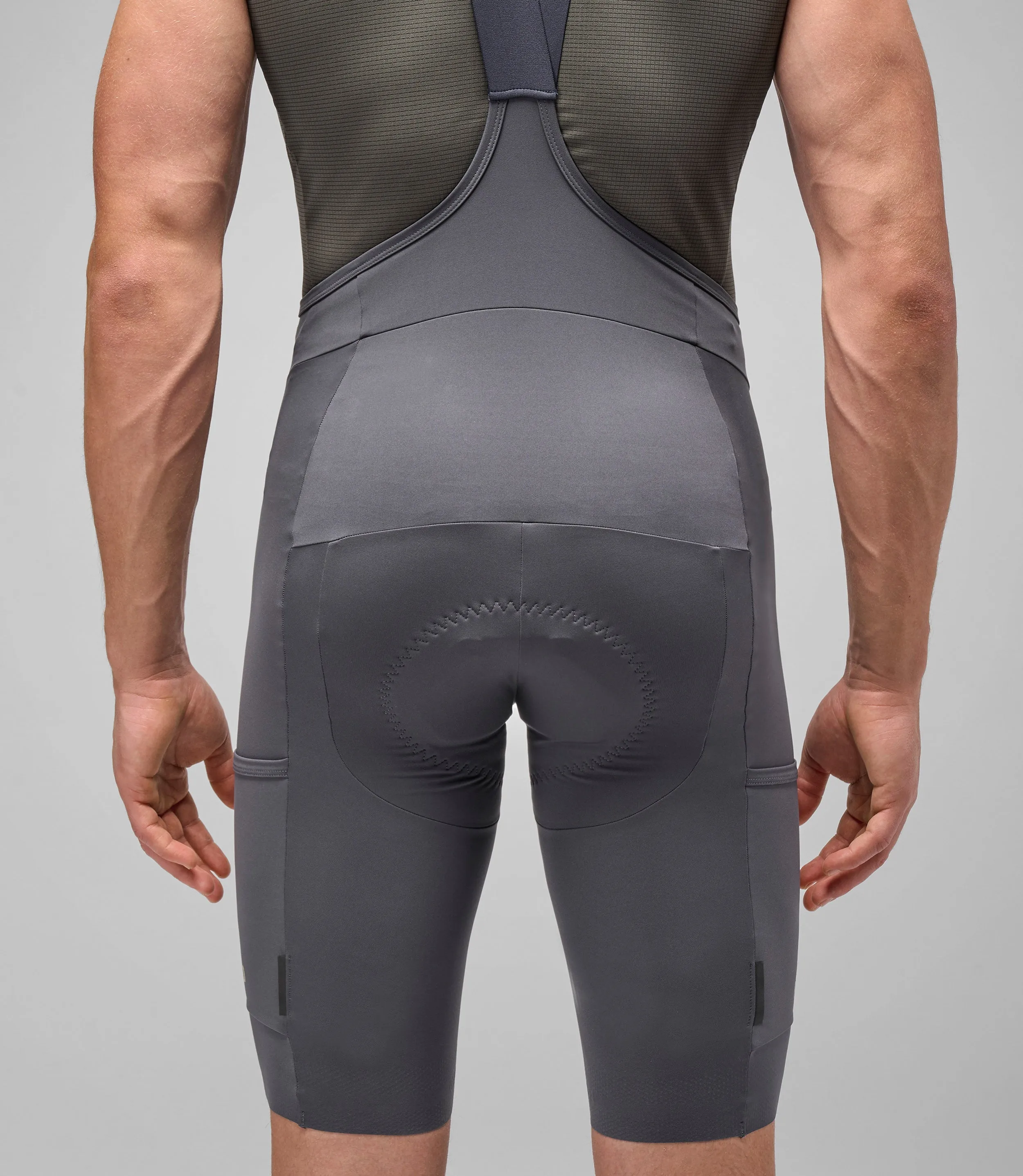 PEDALED Odyssey Training Bib Shorts - Grey - Image 7