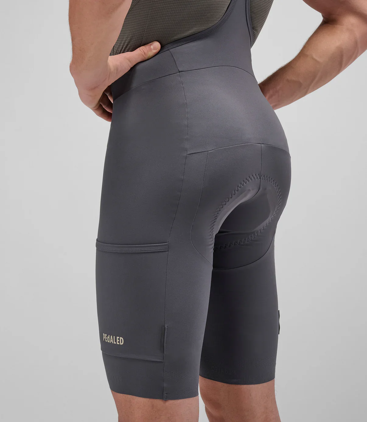 PEDALED Odyssey Training Bib Shorts - Grey - Image 6