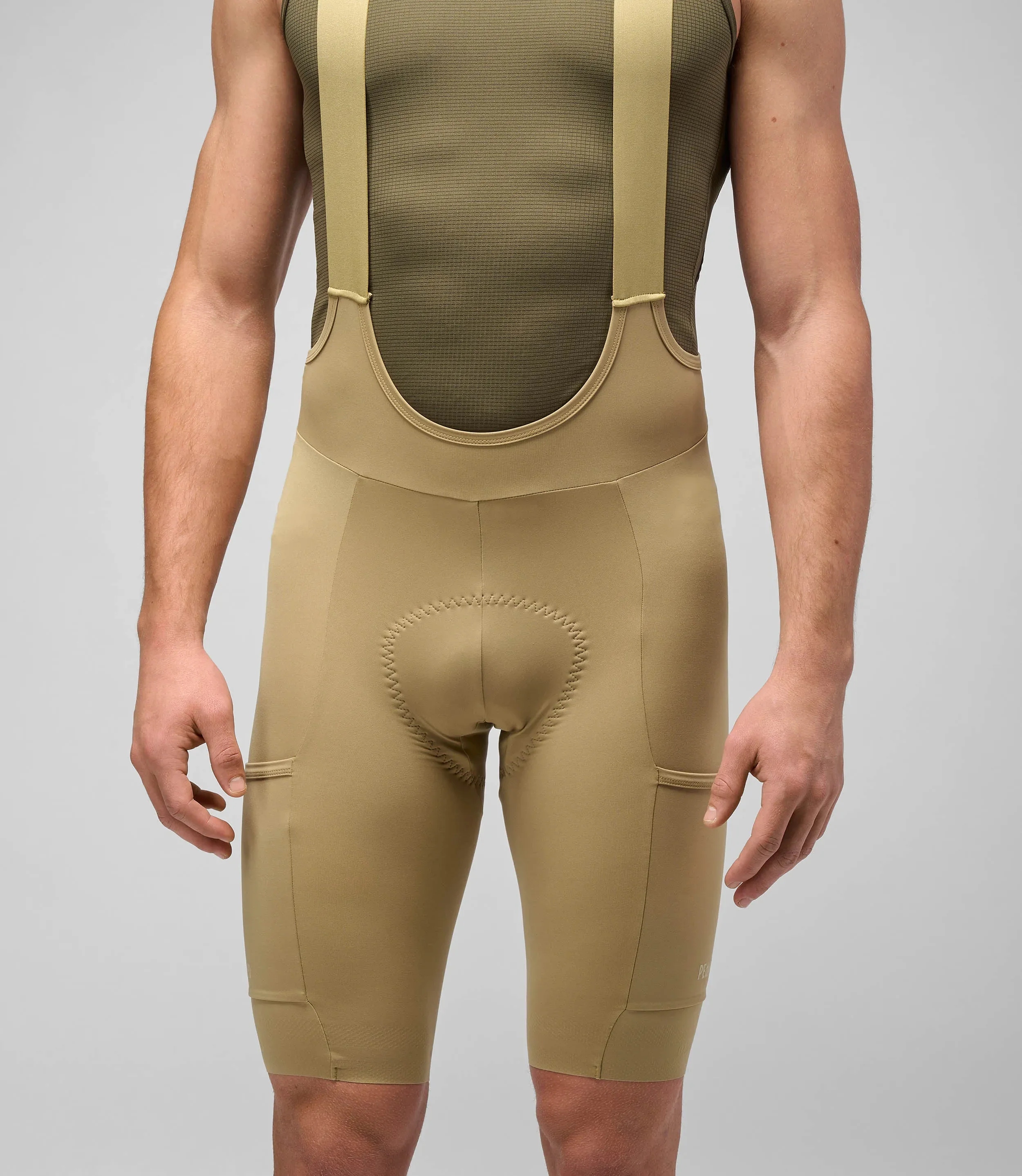 PEDALED Odyssey Training Bib Shorts - Light Yellow - Image 10