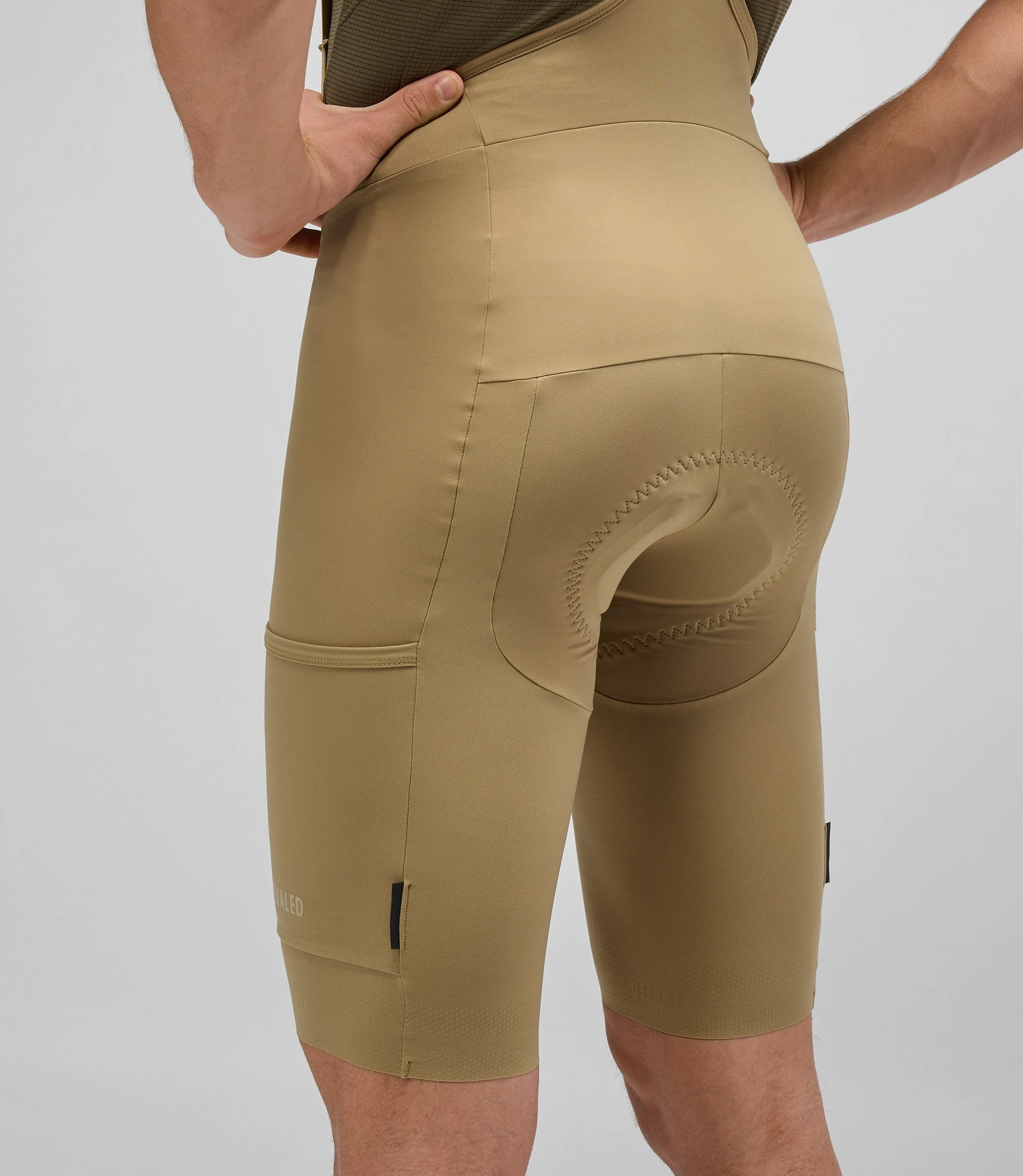 PEDALED Odyssey Training Bib Shorts - Light Yellow - Image 5