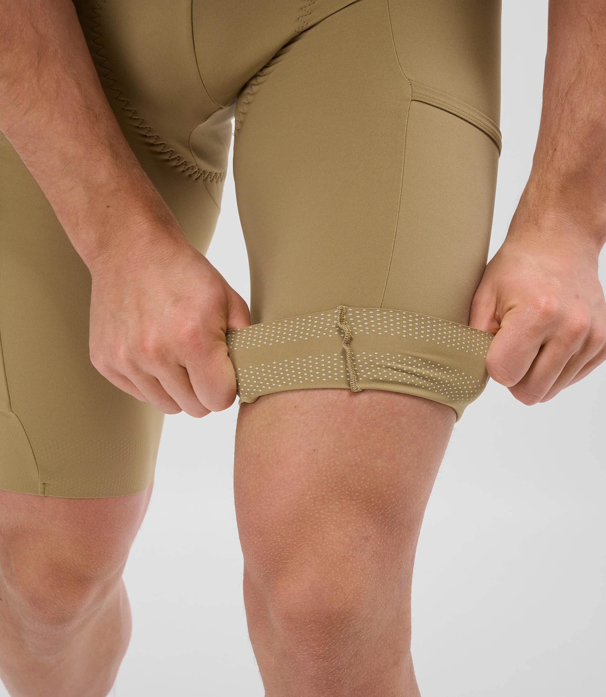PEDALED Odyssey Training Bib Shorts - Light Yellow - Image 7