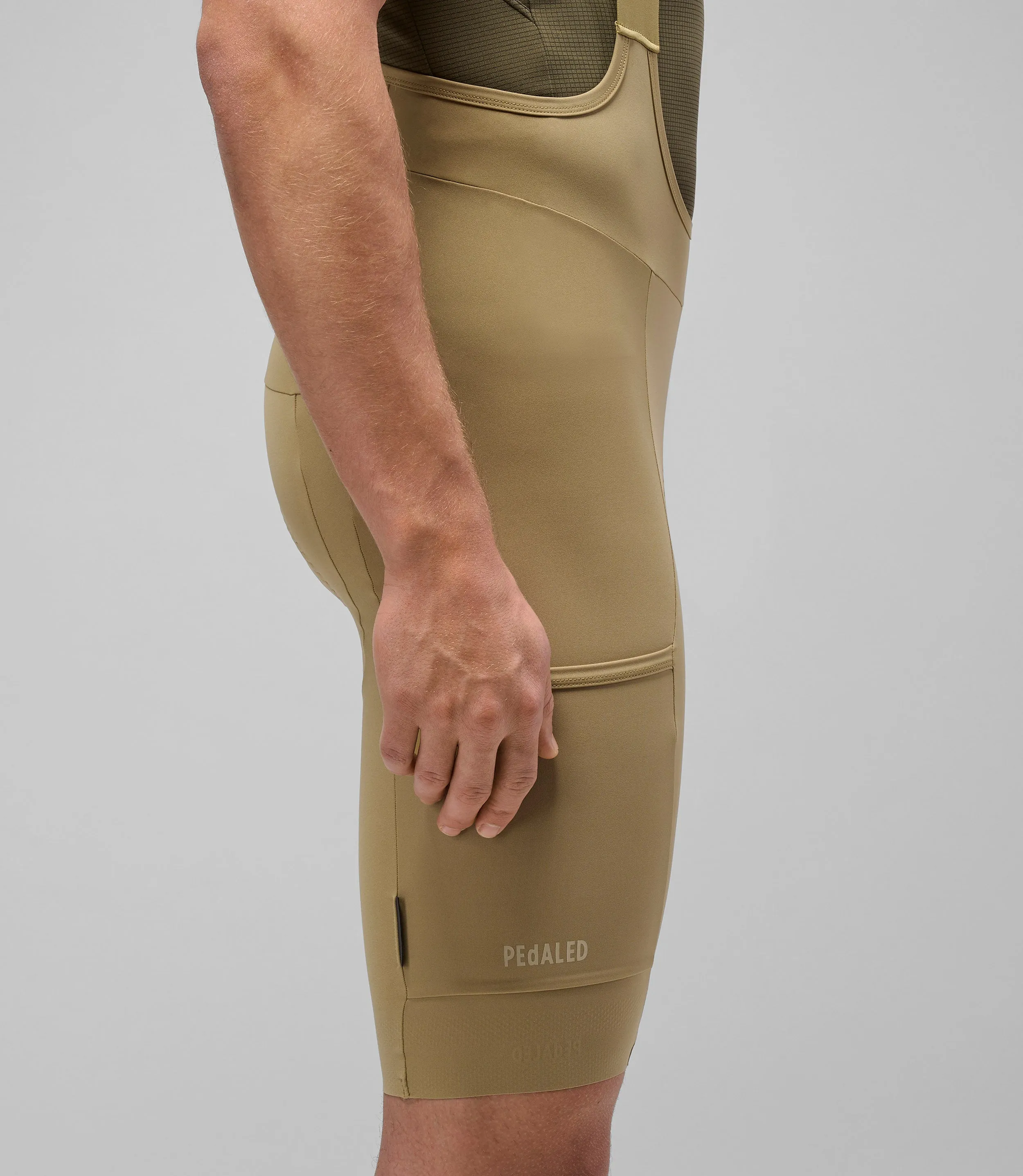 PEDALED Odyssey Training Bib Shorts - Light Yellow - Image 8