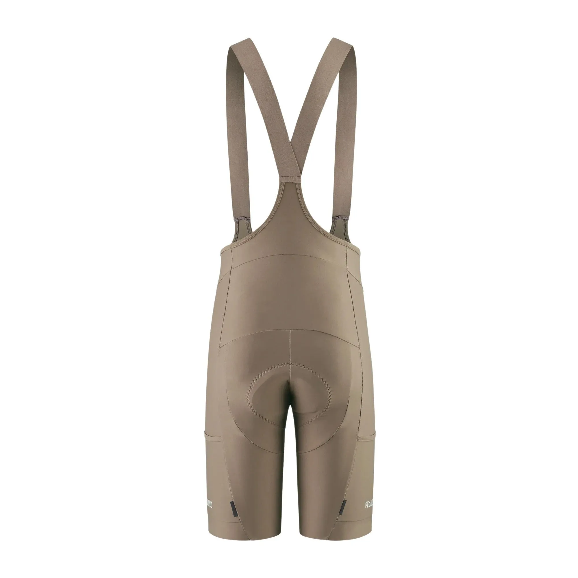 PEDALED Odyssey Training Cycling Women Bib Shorts - Military Green - Image 2