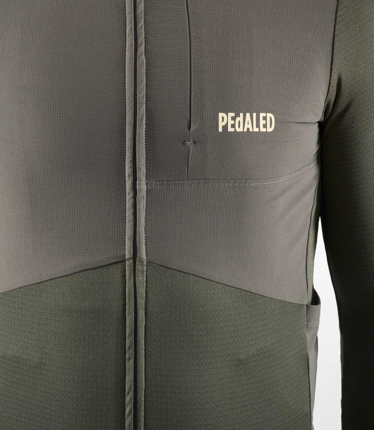 PEDALED Odyssey Windblock Merino Jersey - Grey Ink - Image 3