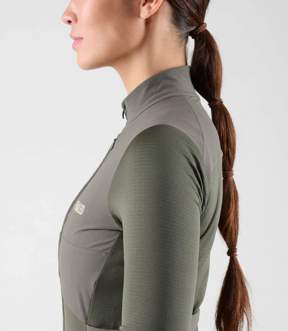 PEDALED Odyssey Windblock Merino Women Jersey - Grey Ink - Image 7