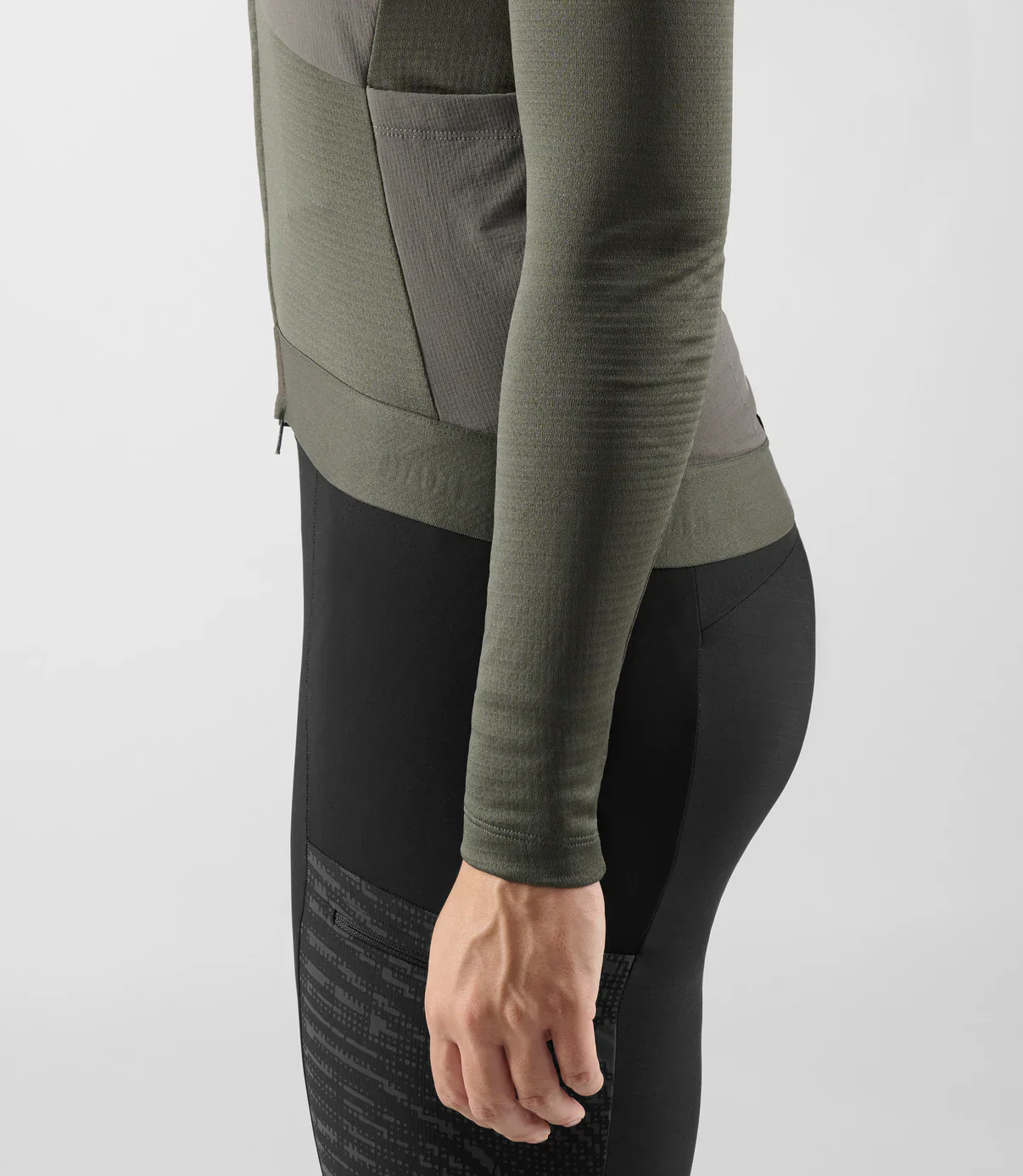 PEDALED Odyssey Windblock Merino Women Jersey - Grey Ink - Image 8