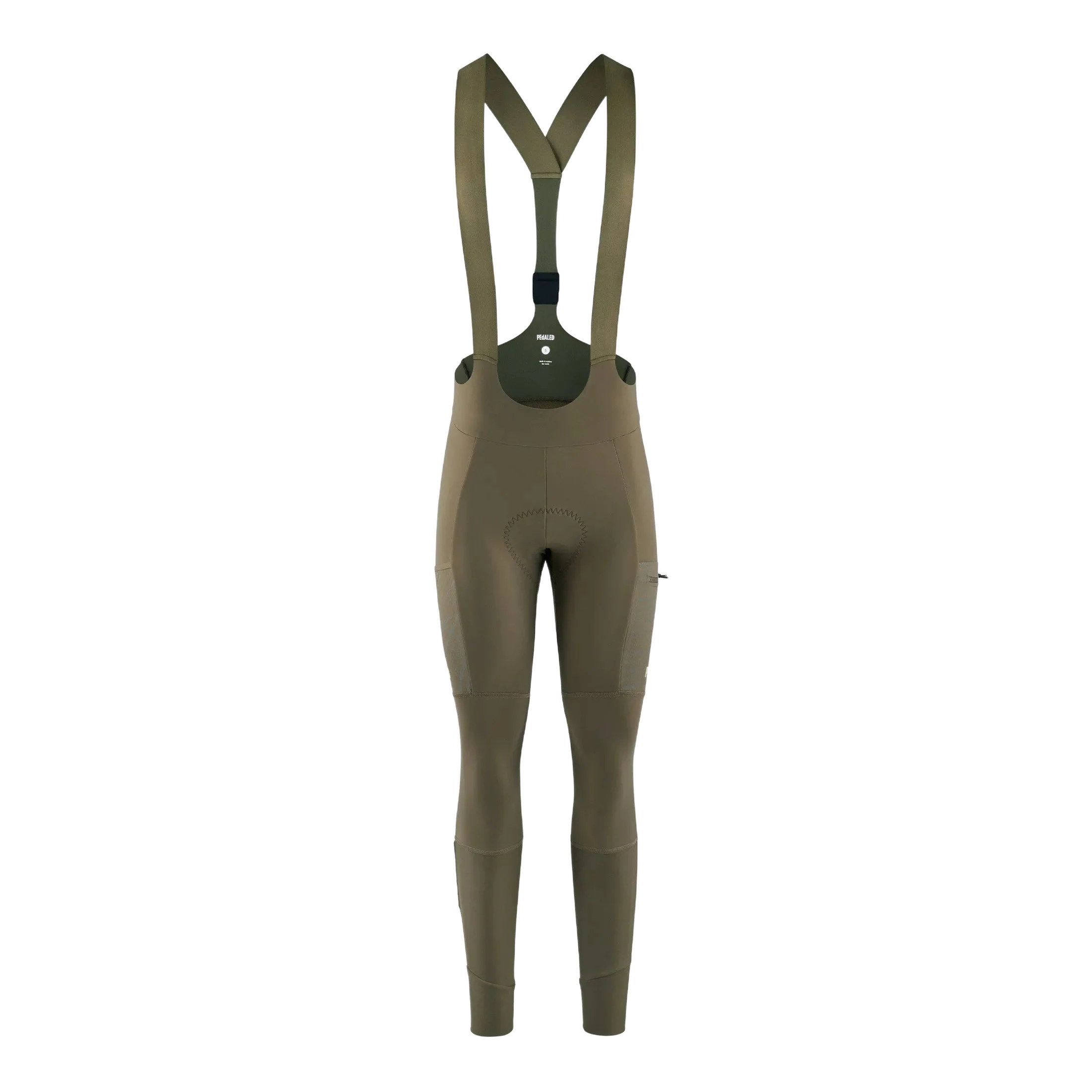 PEDALED Odyssey Women Bib Tight - Military Green