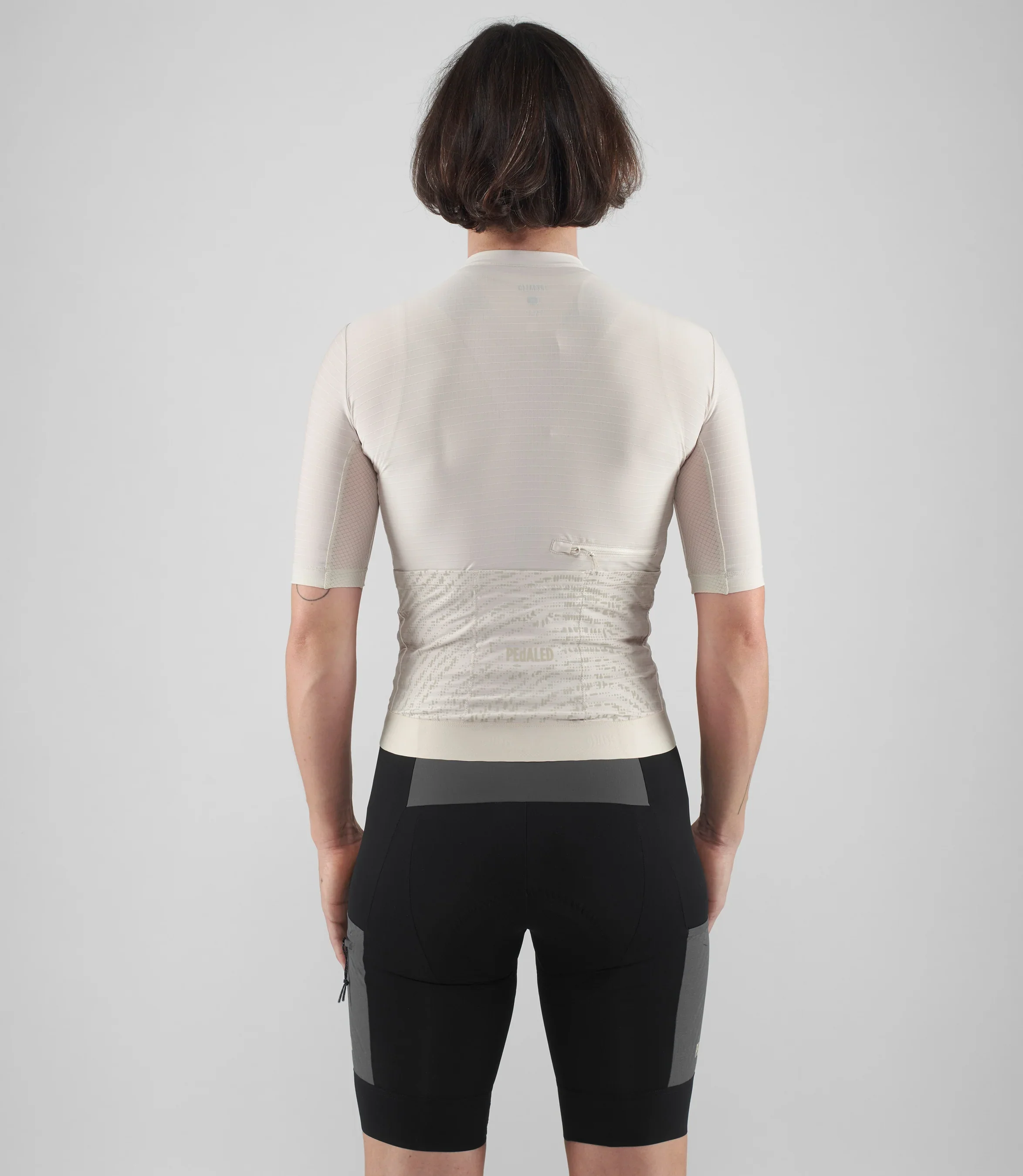 PEDALED Odyssey Cycling Women Jersey - Off White - Image 3