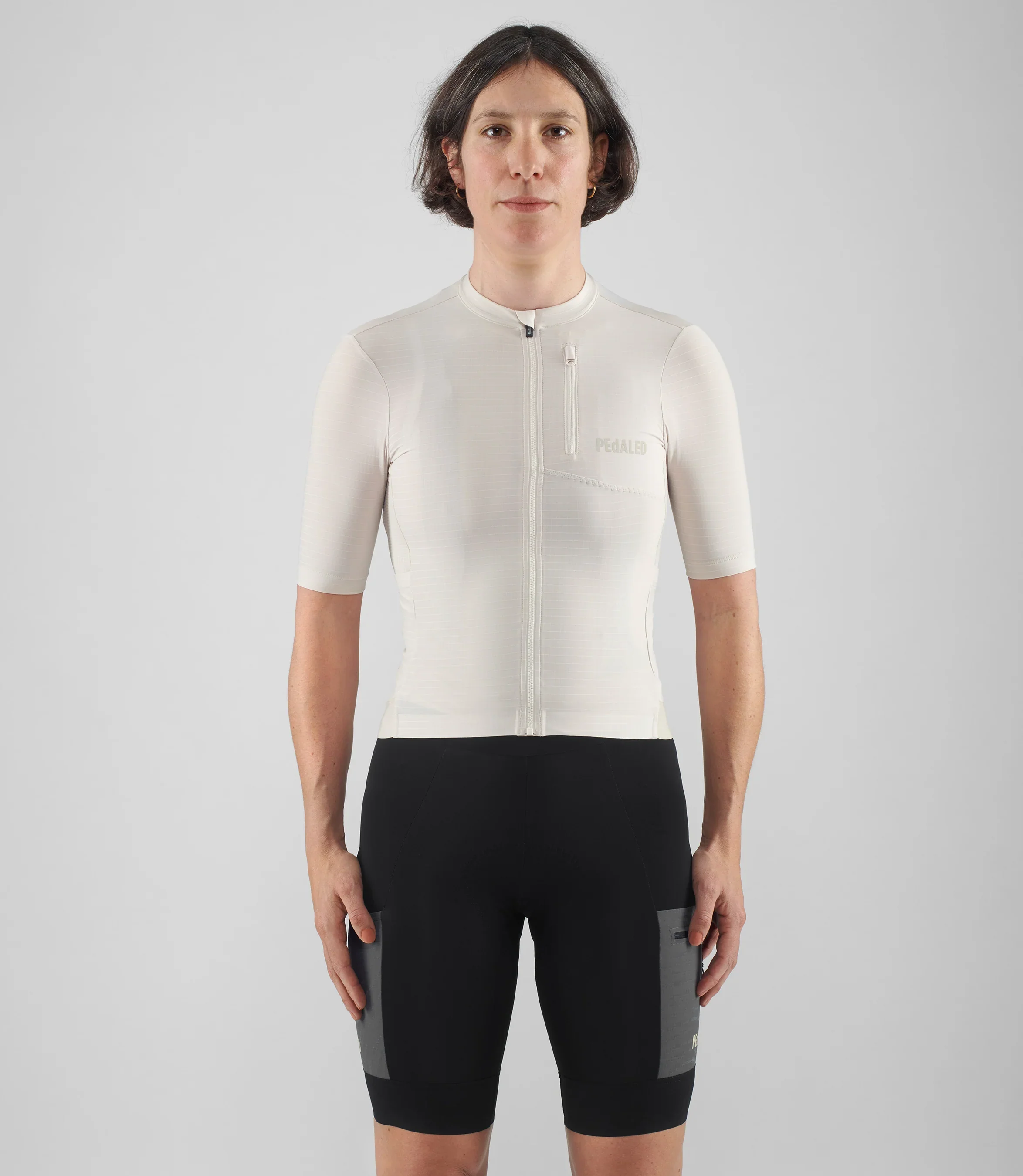 PEDALED Odyssey Cycling Women Jersey - Off White - Image 4