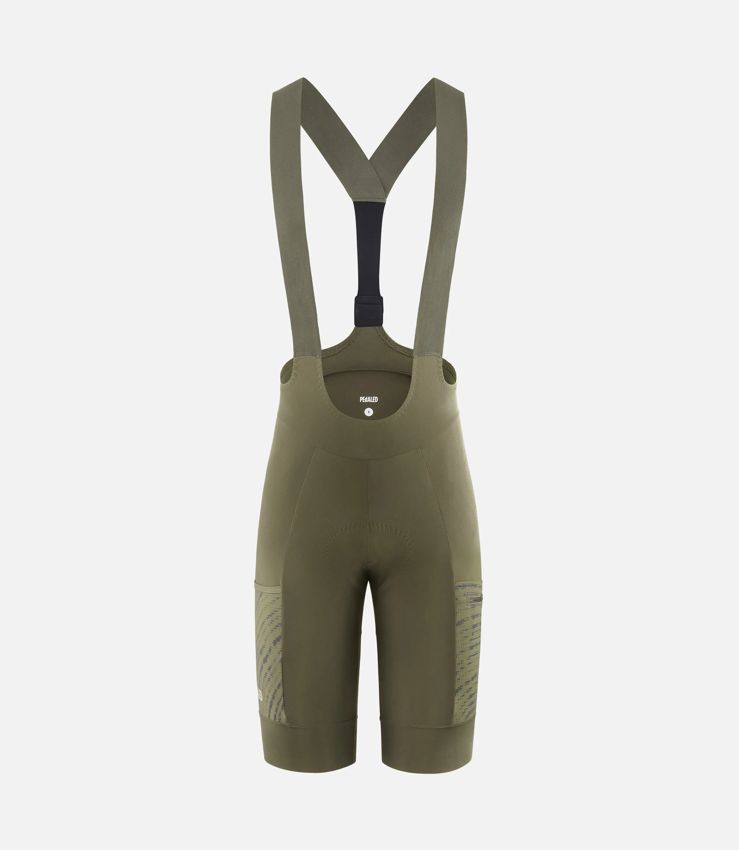 PEDALED Odyssey Women Bib Shorts - Military Green