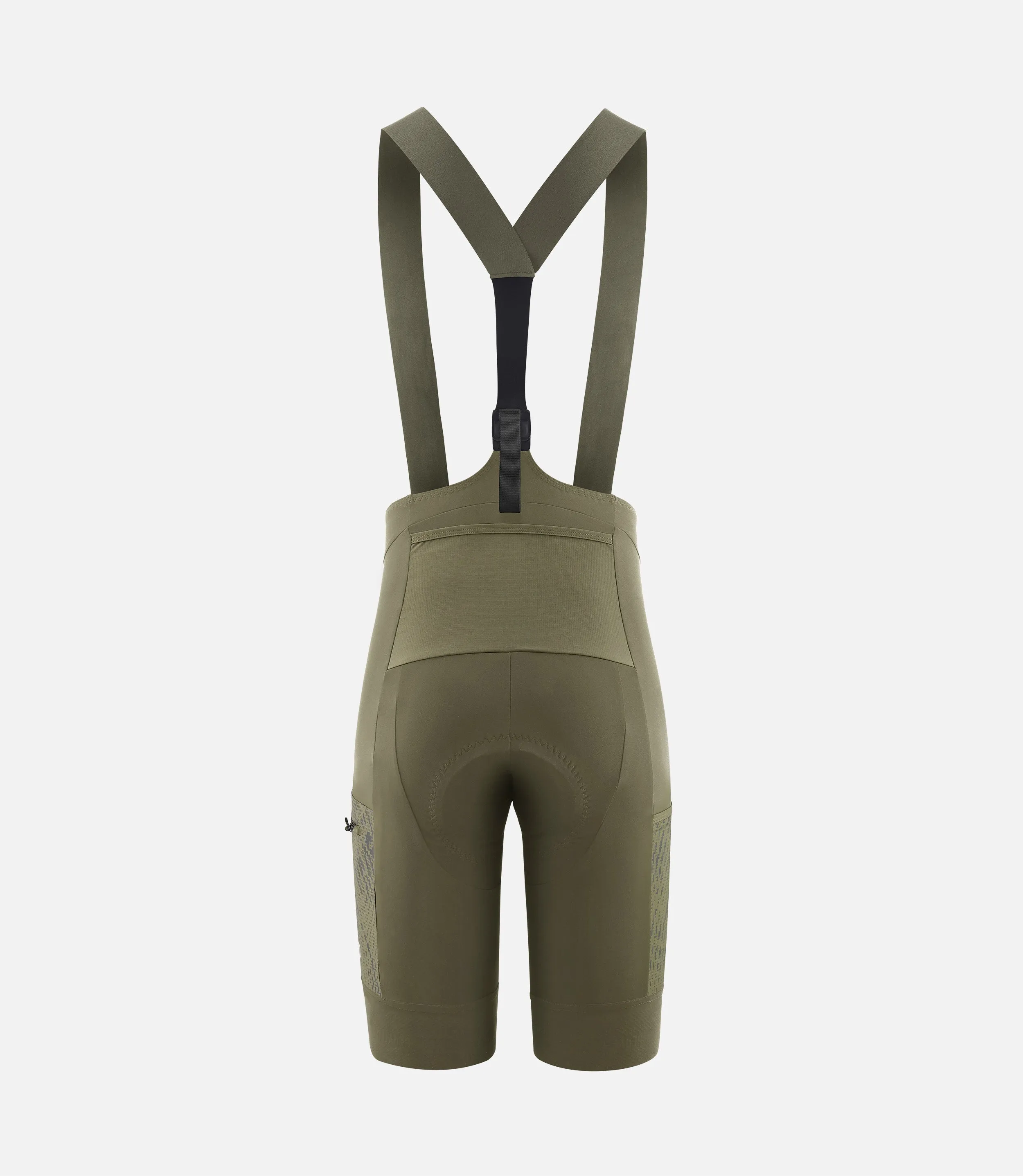 PEDALED Odyssey Women Bib Shorts - Military Green - Image 3