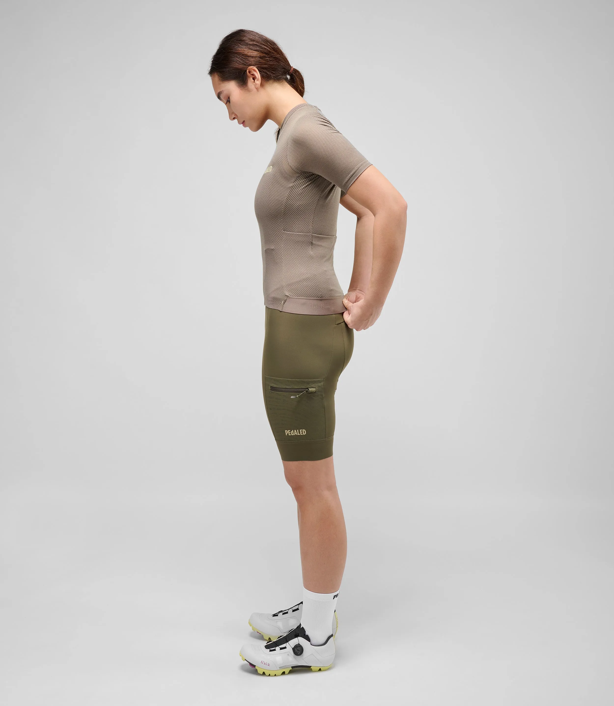 PEDALED Odyssey Delta Women Jersey - Grey - Image 11