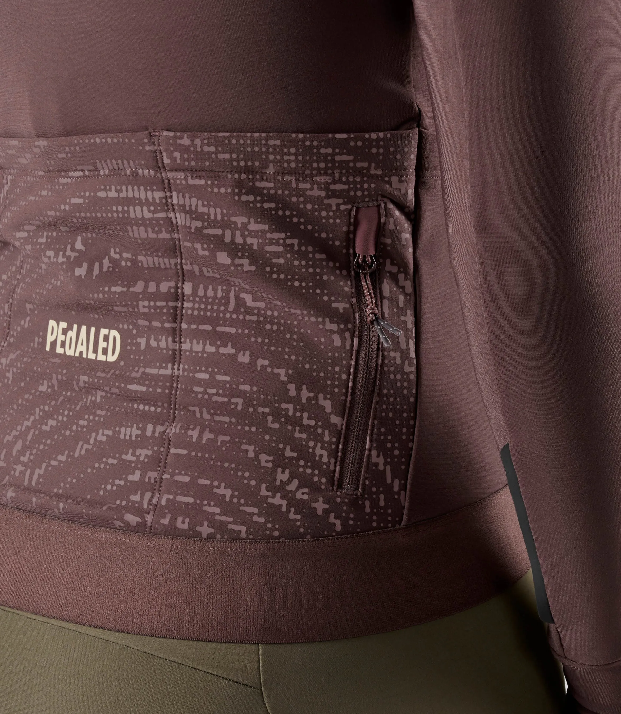 PEDALED Odyssey LS Women Jersey - Brown - Image 3