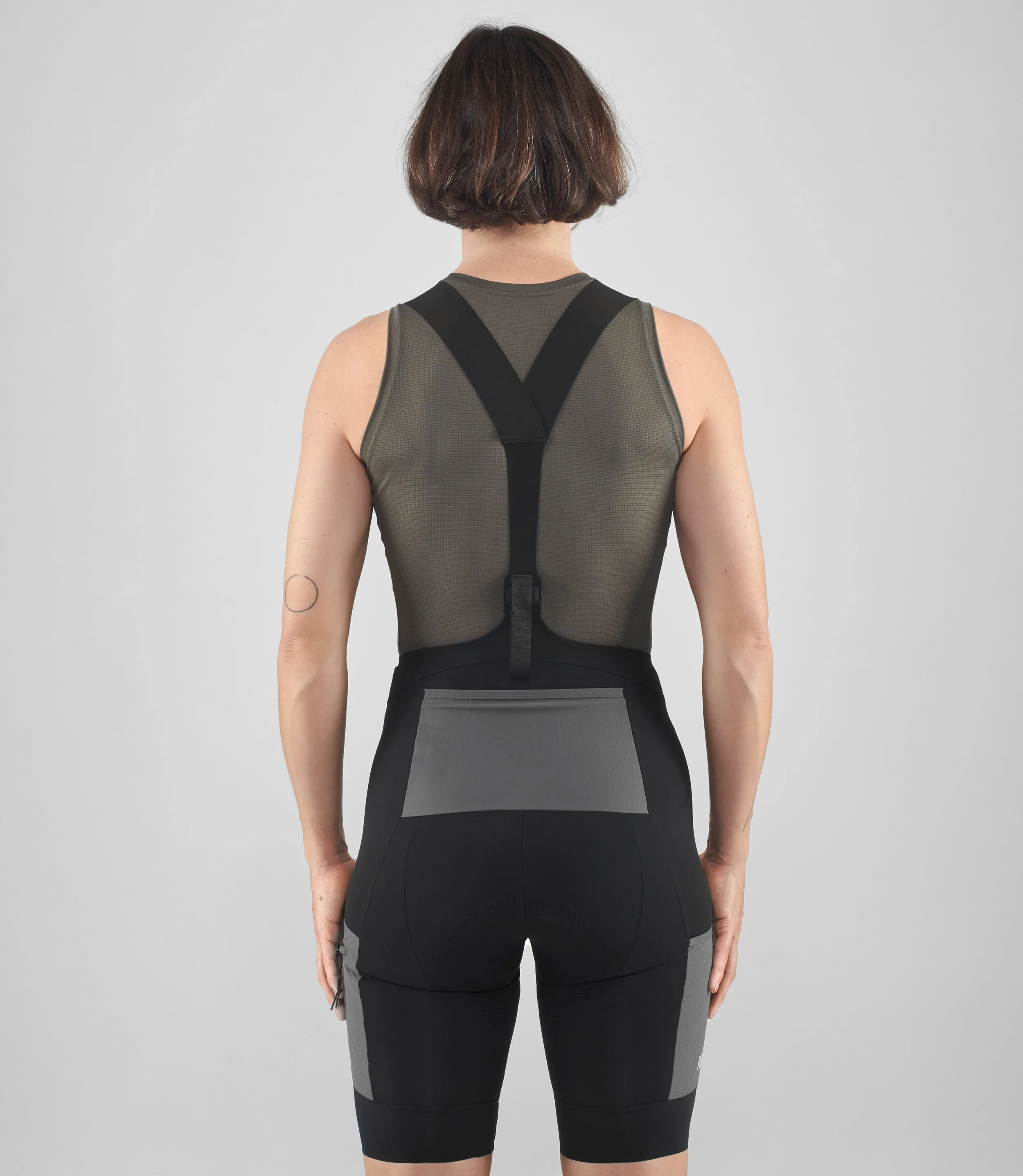 PEDALED Odyssey Women's Power Dry™ Base Layer Sleeveless - Dark Grey - Image 4