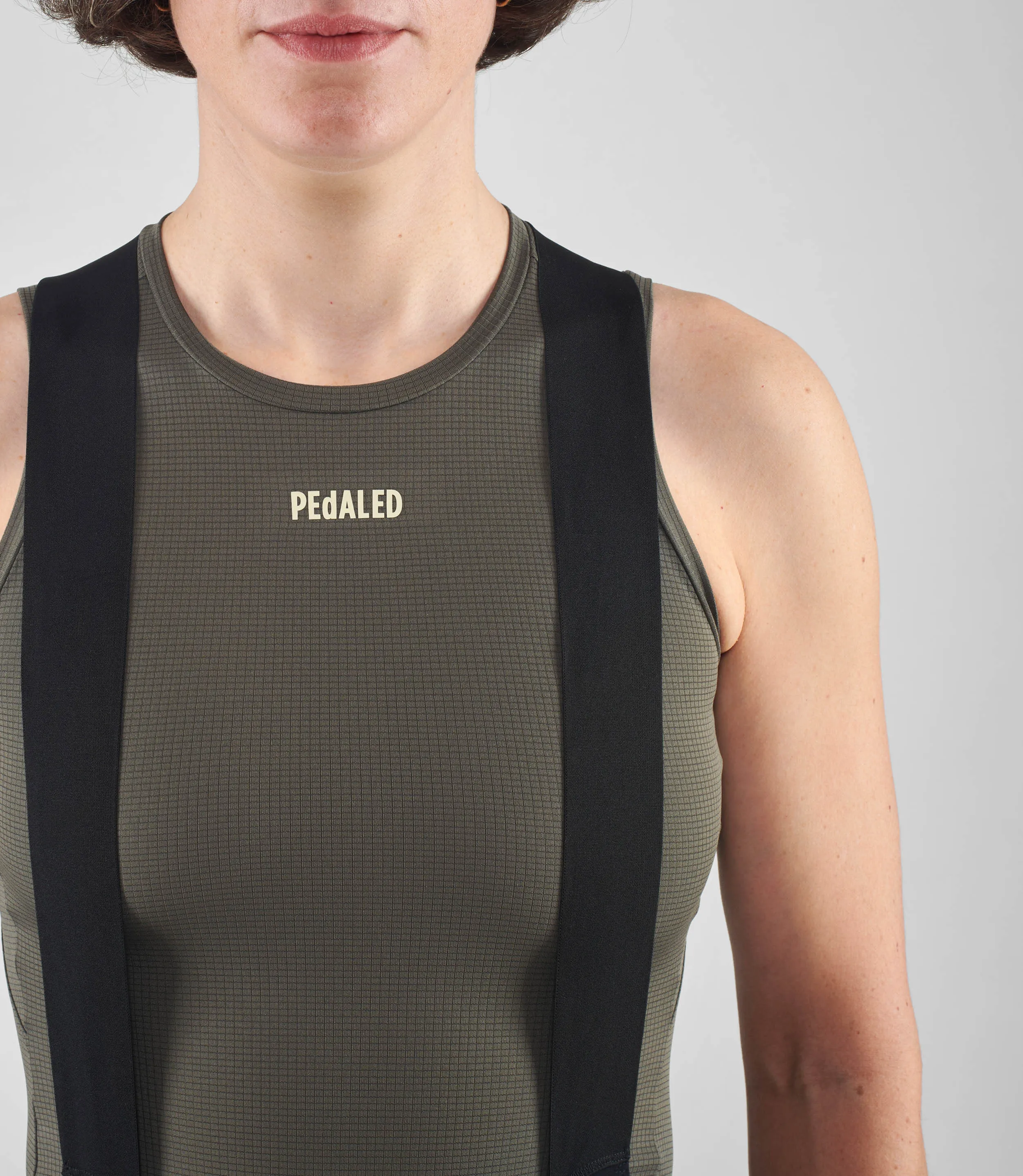 PEDALED Odyssey Women's Power Dry™ Base Layer Sleeveless - Dark Grey - Image 5