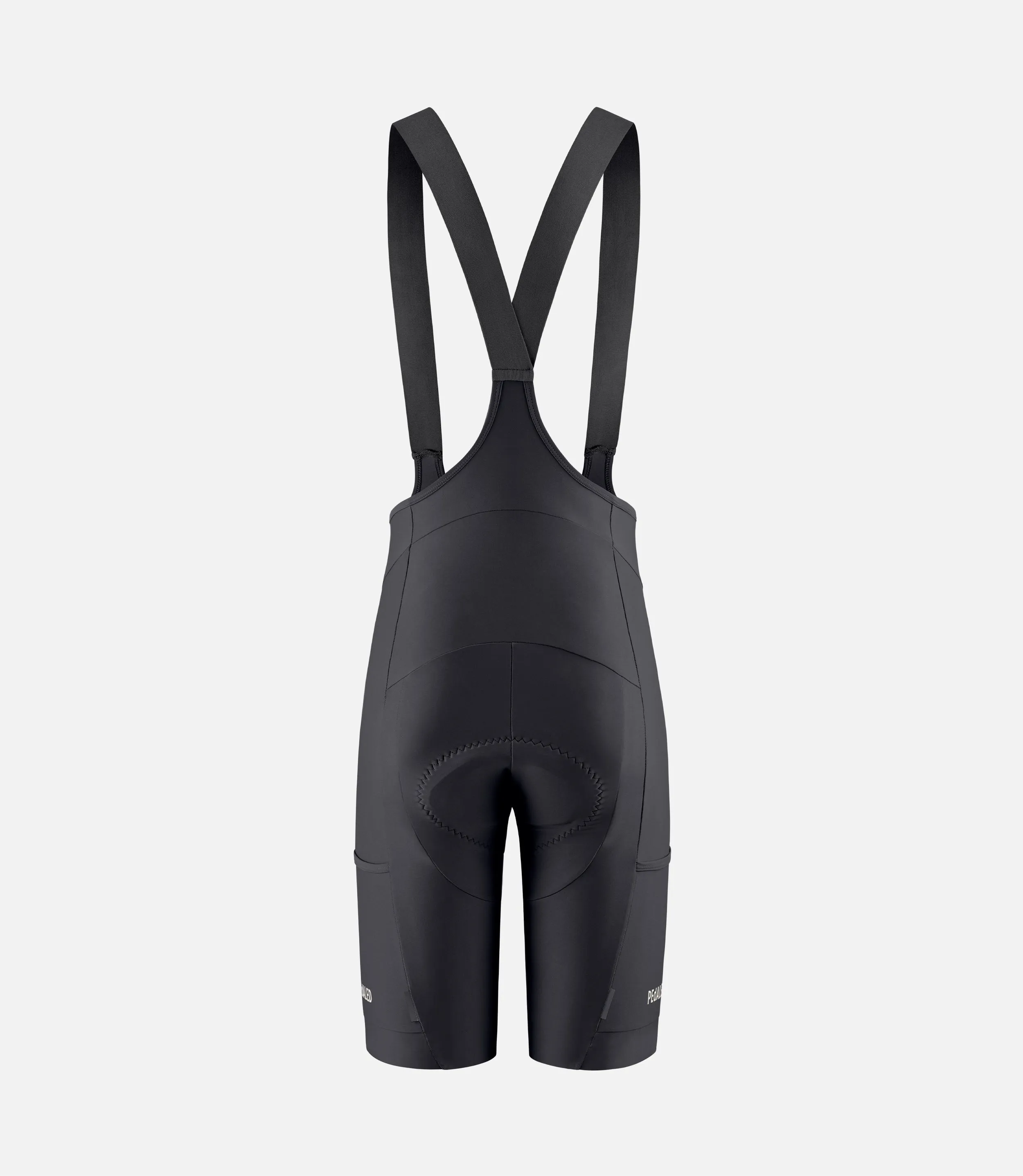 PEDALED Odyssey Training Women Bib Shorts - Black - Image 3