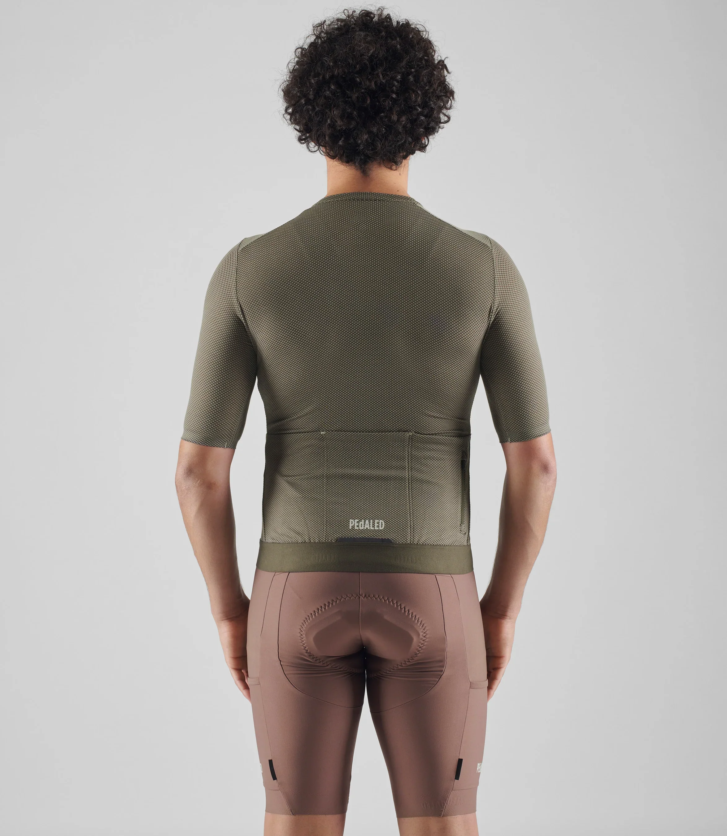 PEDALED Odyssey Delta Cycling Jersey - Military Green - Image 3