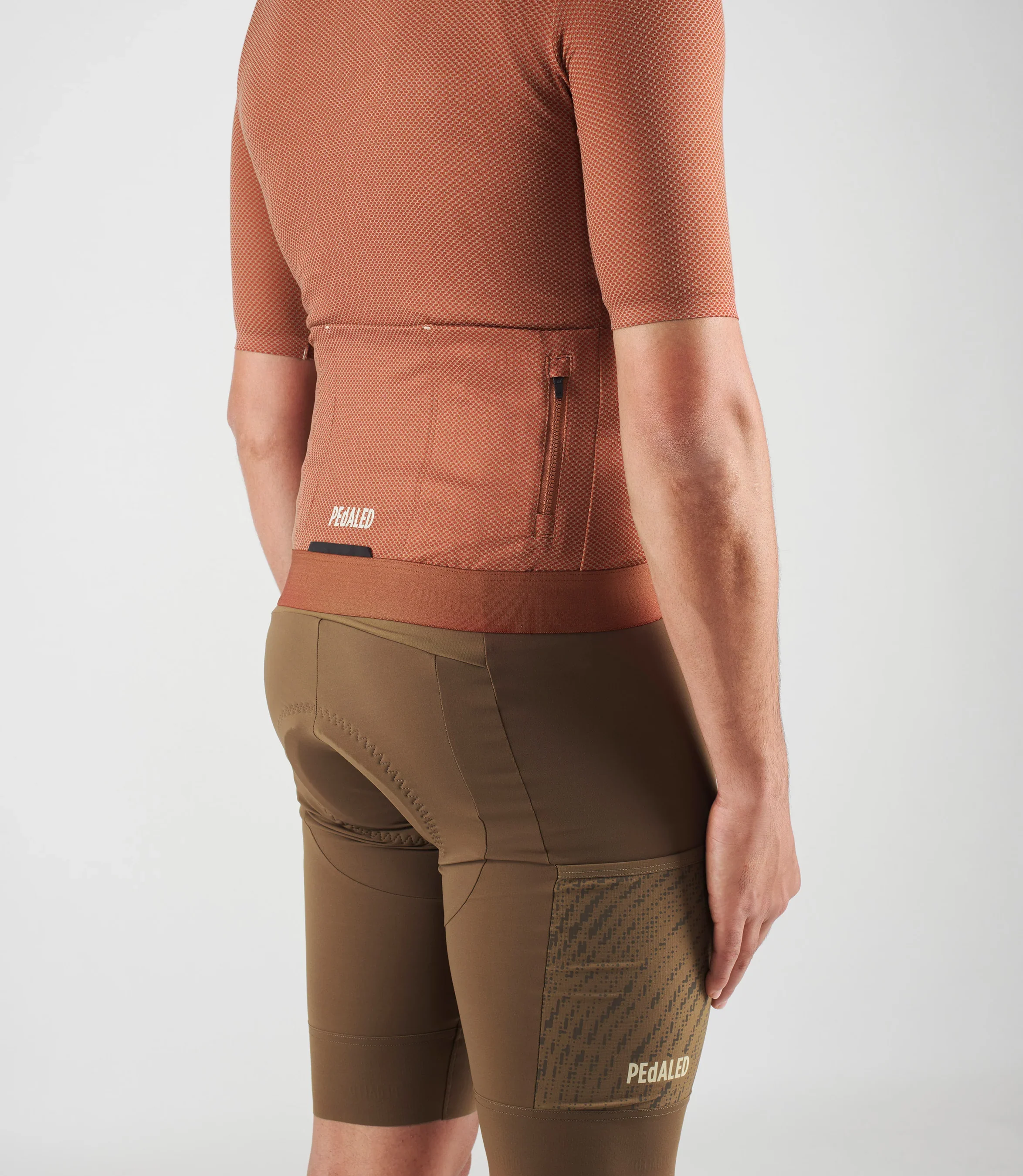 PEDALED Odyssey Delta Cycling Jersey - Orange - Image 2