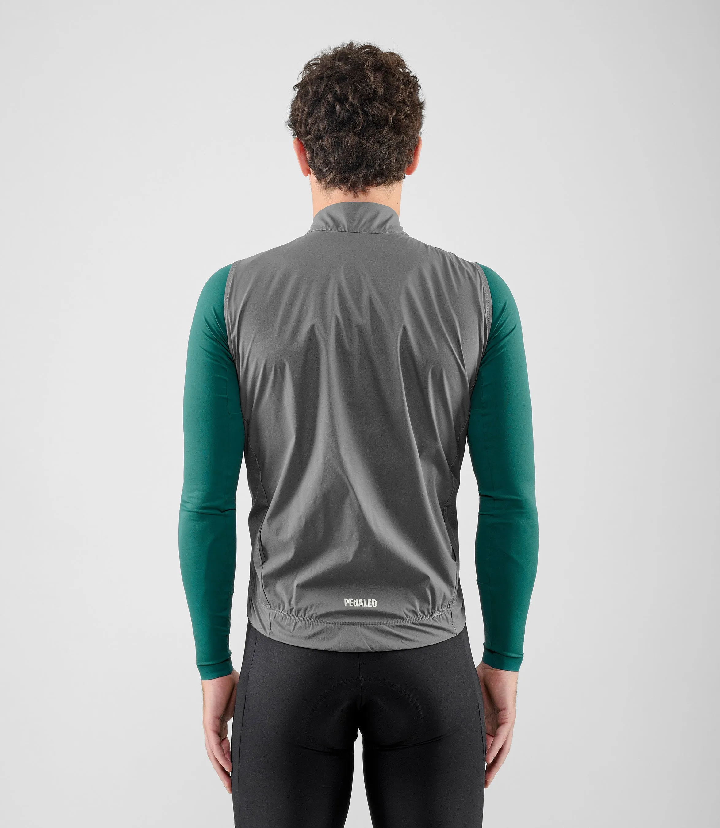 PEDALED Waterproof Vest - Grey - Image 4