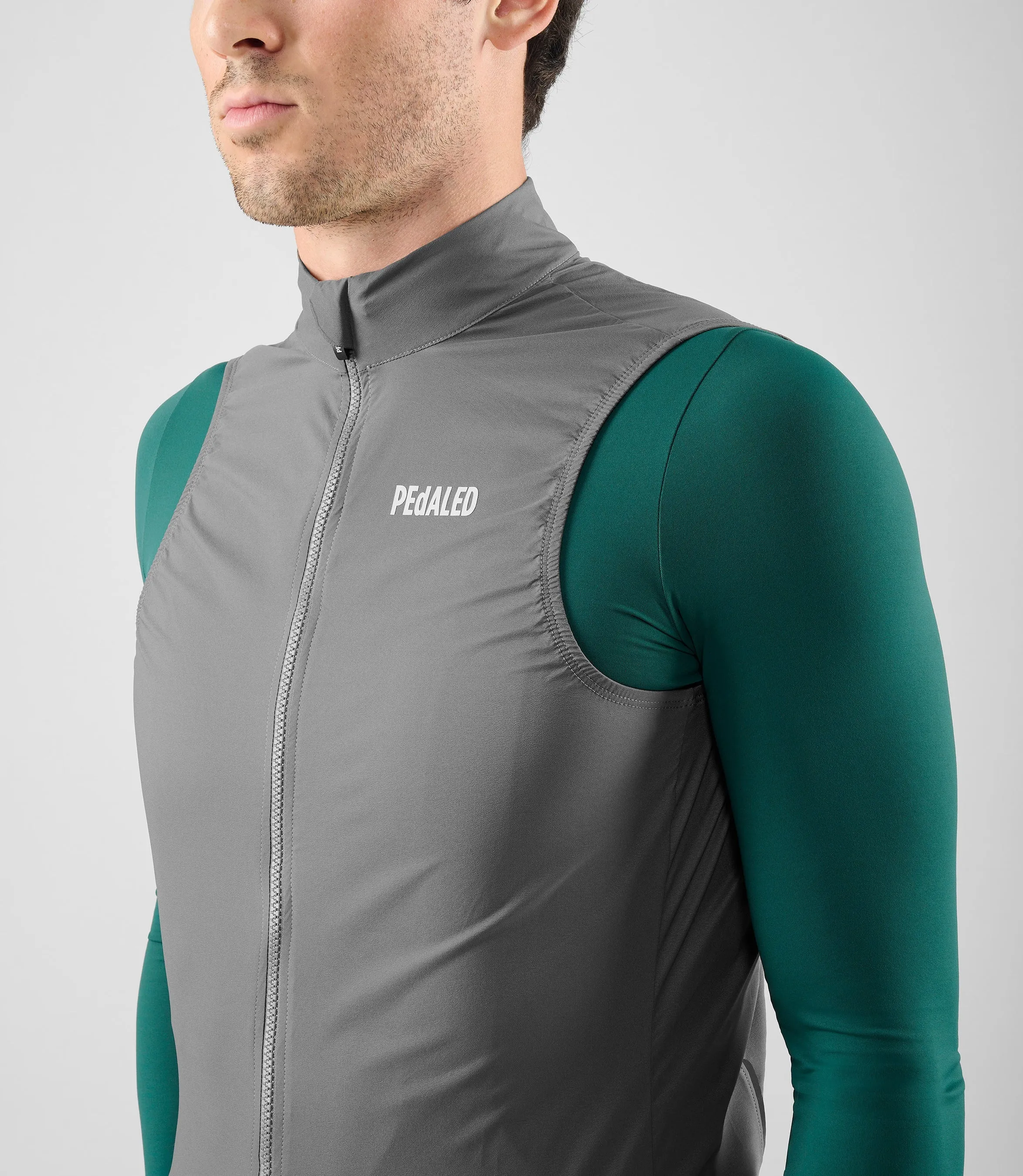 PEDALED Waterproof Vest - Grey - Image 6
