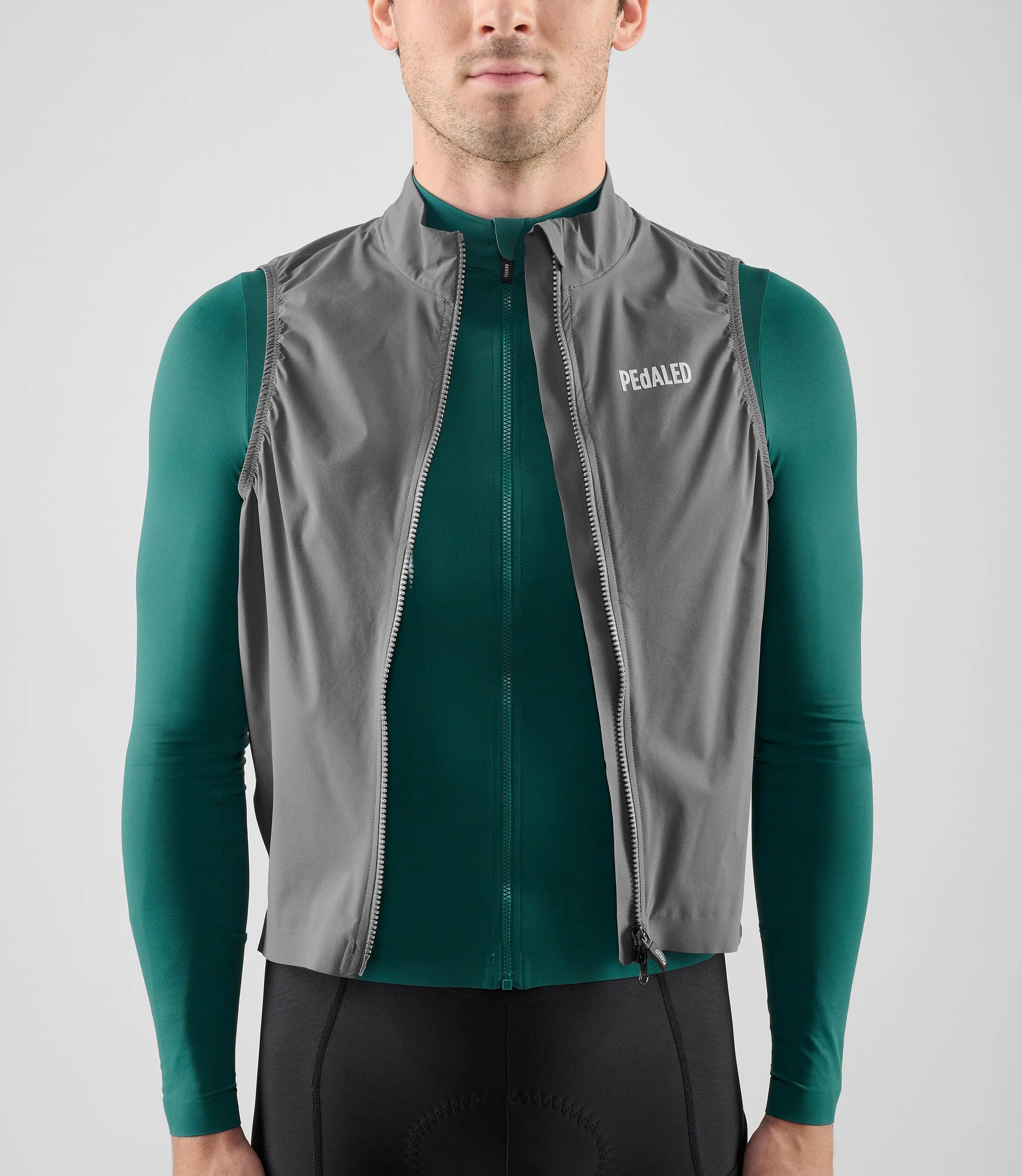 PEDALED Waterproof Vest - Grey - Image 8