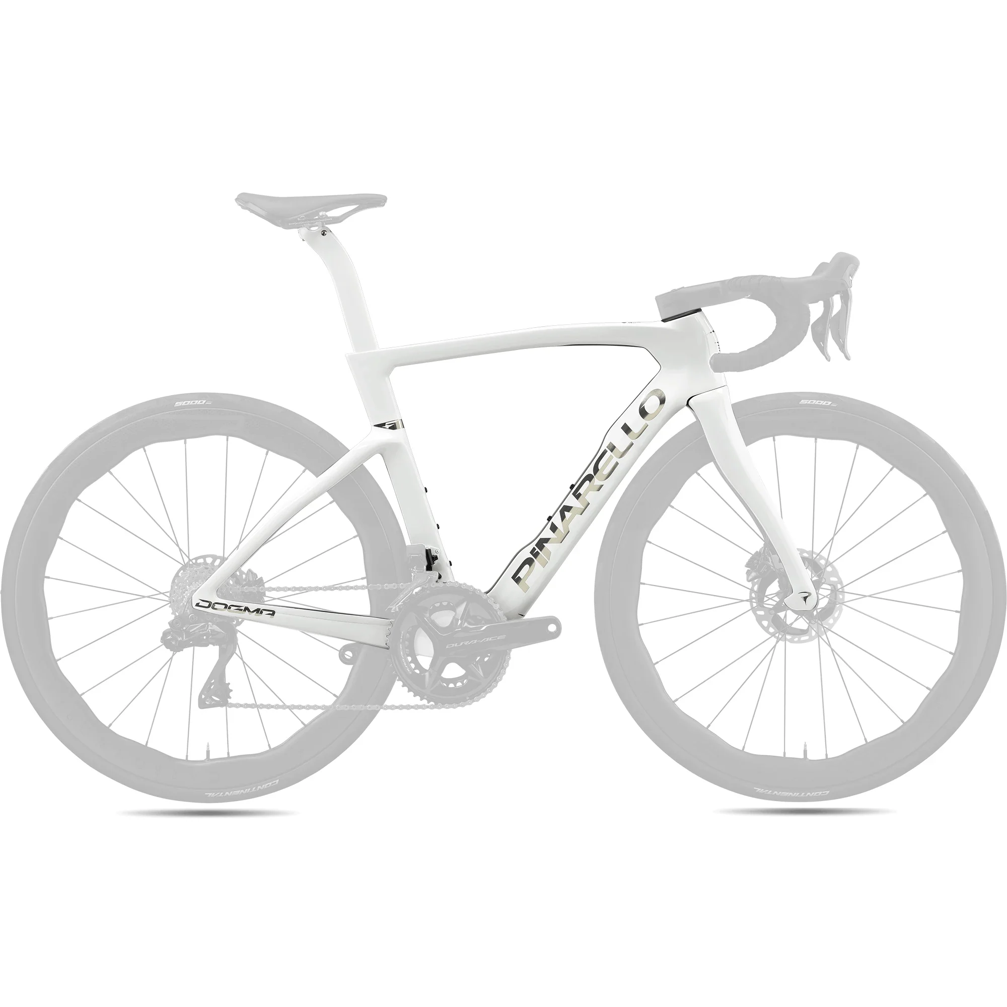 Pinarello New Dogma F MY2025 Road Frameset - Edge Crystal White