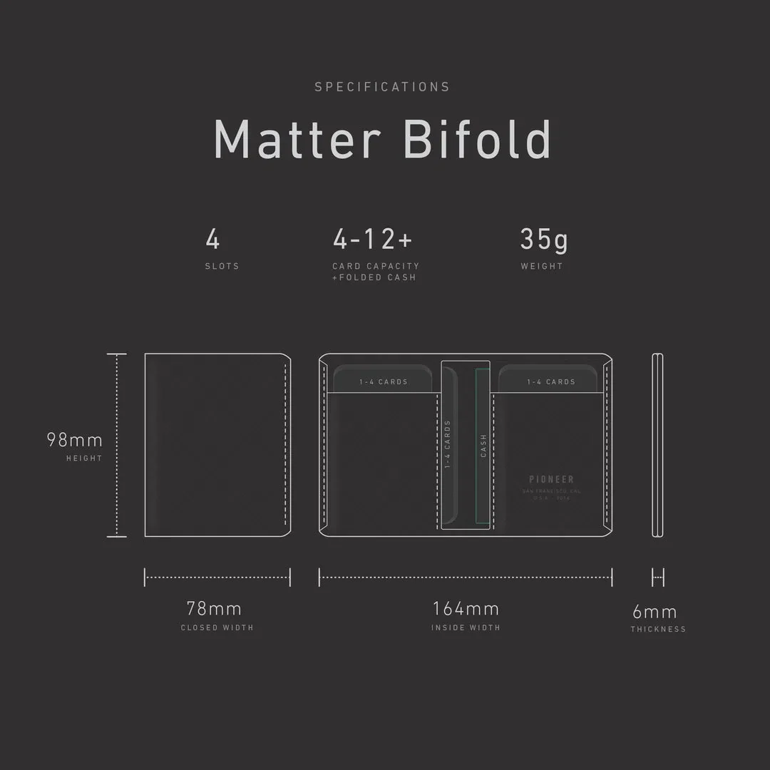 PIONEER Matter Bifold Wallet - Earth - Image 4