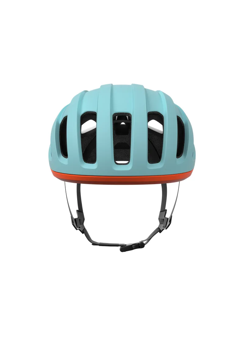 POC Amidal Cycling Helmet - Indicolite Blue Matt/Carnelian Orange Matt - Image 2