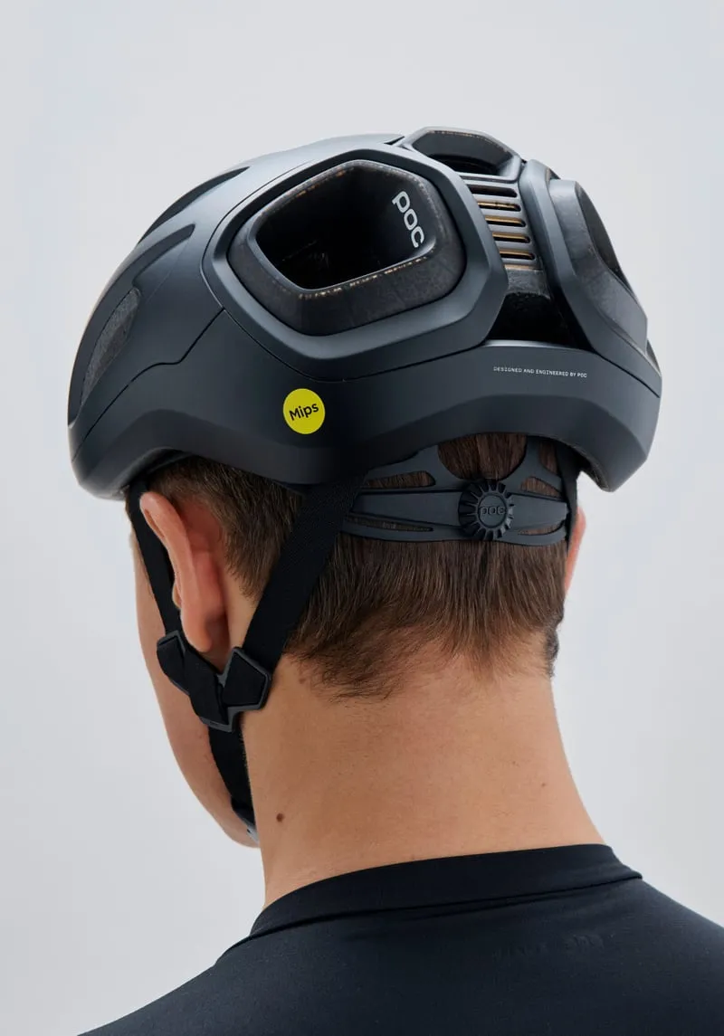 POC Amidal Cycling Helmet - Uranium Black Matt - Image 7