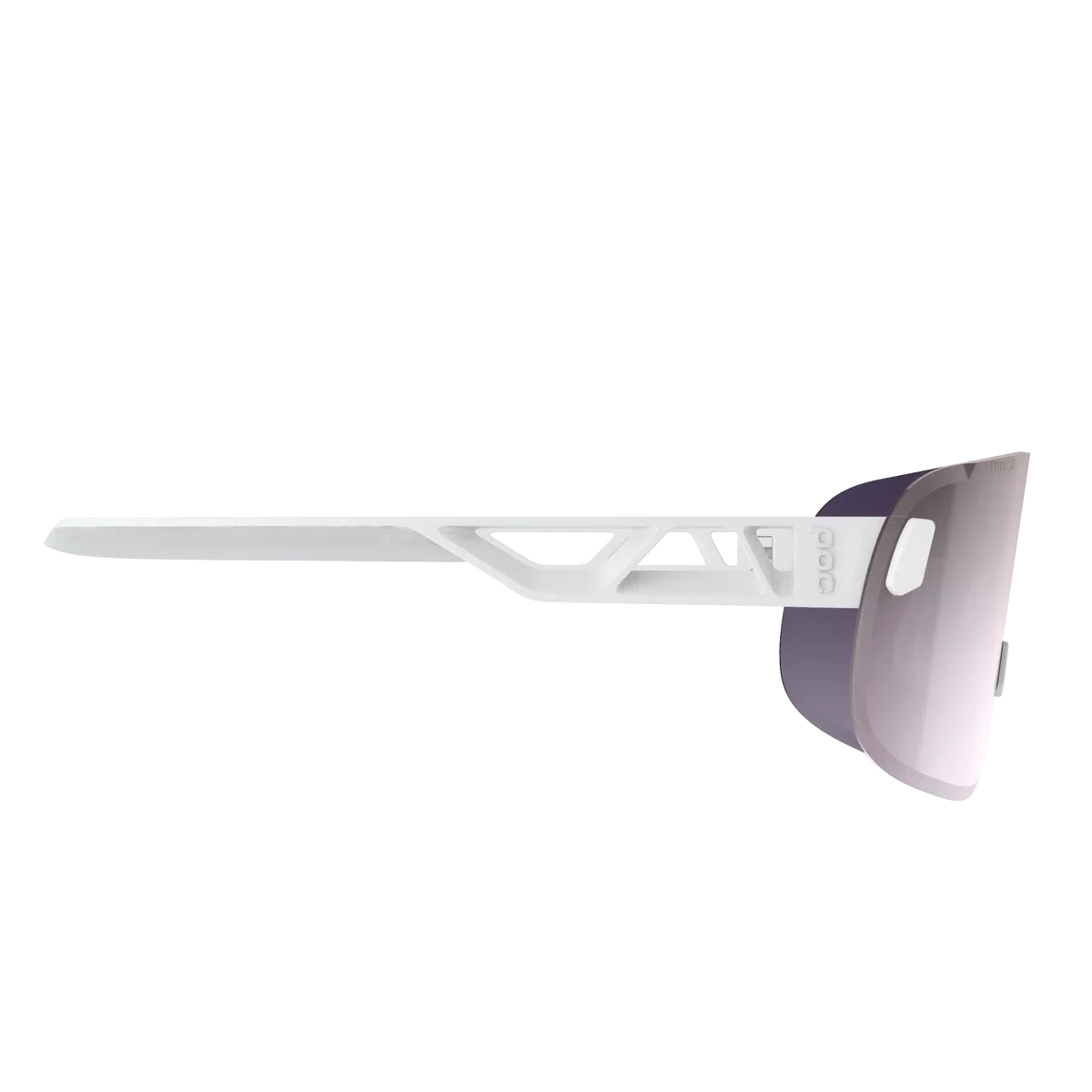 POC Glasses Elicit Clarity - Hydrogen White/Violet Silver Mirror - Image 3